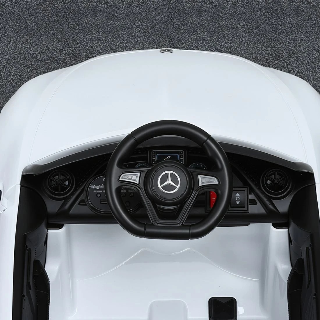 4 Kids Electric Ride On Car Licensed Outdoor Toys Cars Music Remote - White, 4 of 5