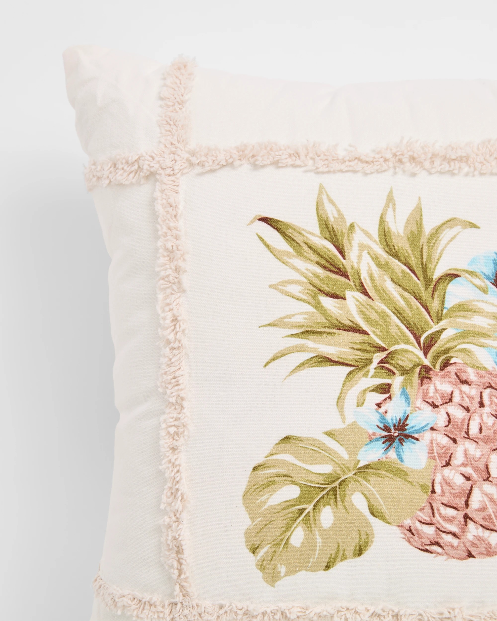 2 Target Kalina Cotton Pineapple Cushion - Cloud - White, 2 of 2