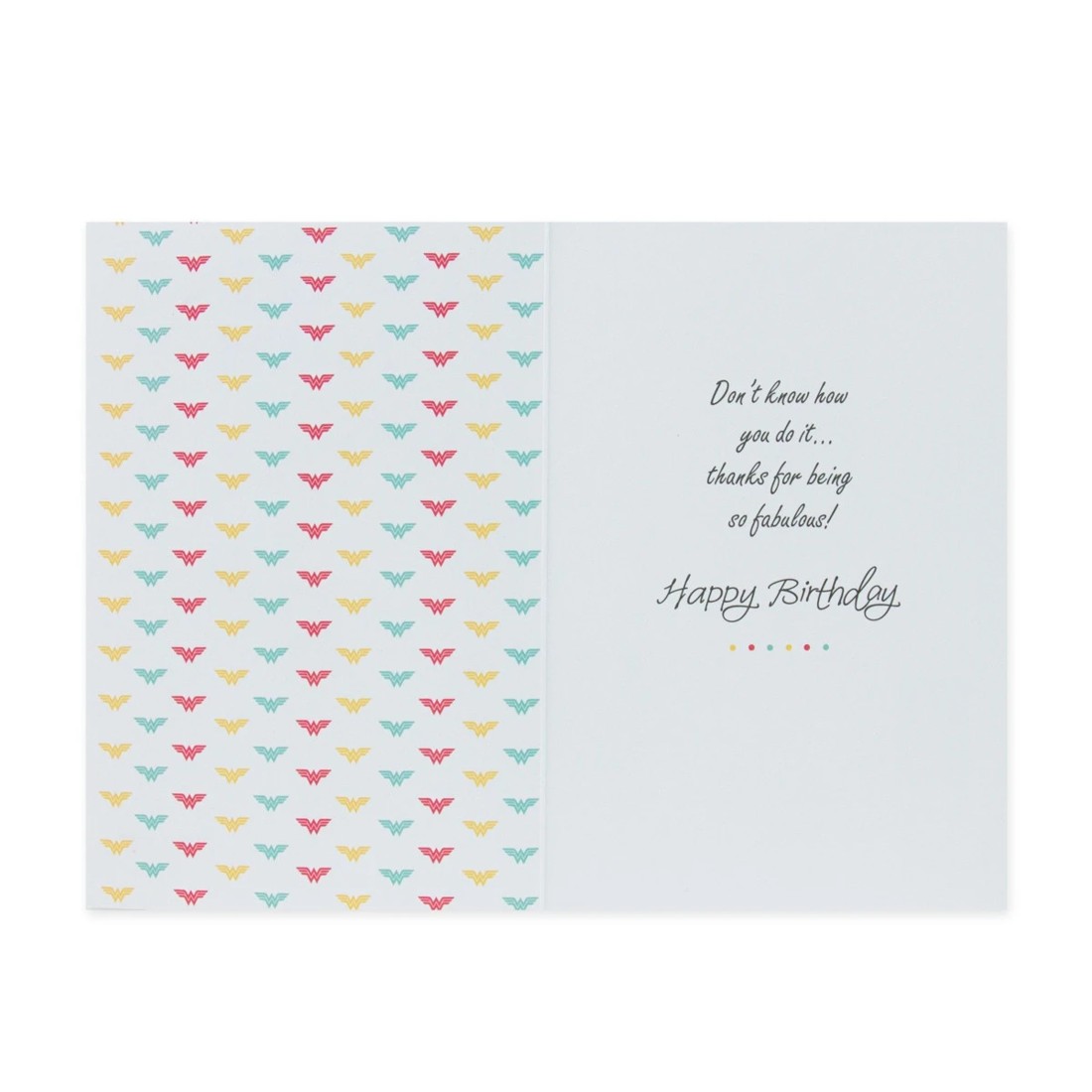 2 Connections from Hallmark DC Comics Wonder Woman Birthday Card for Mum - Save The Day, 2 of 3