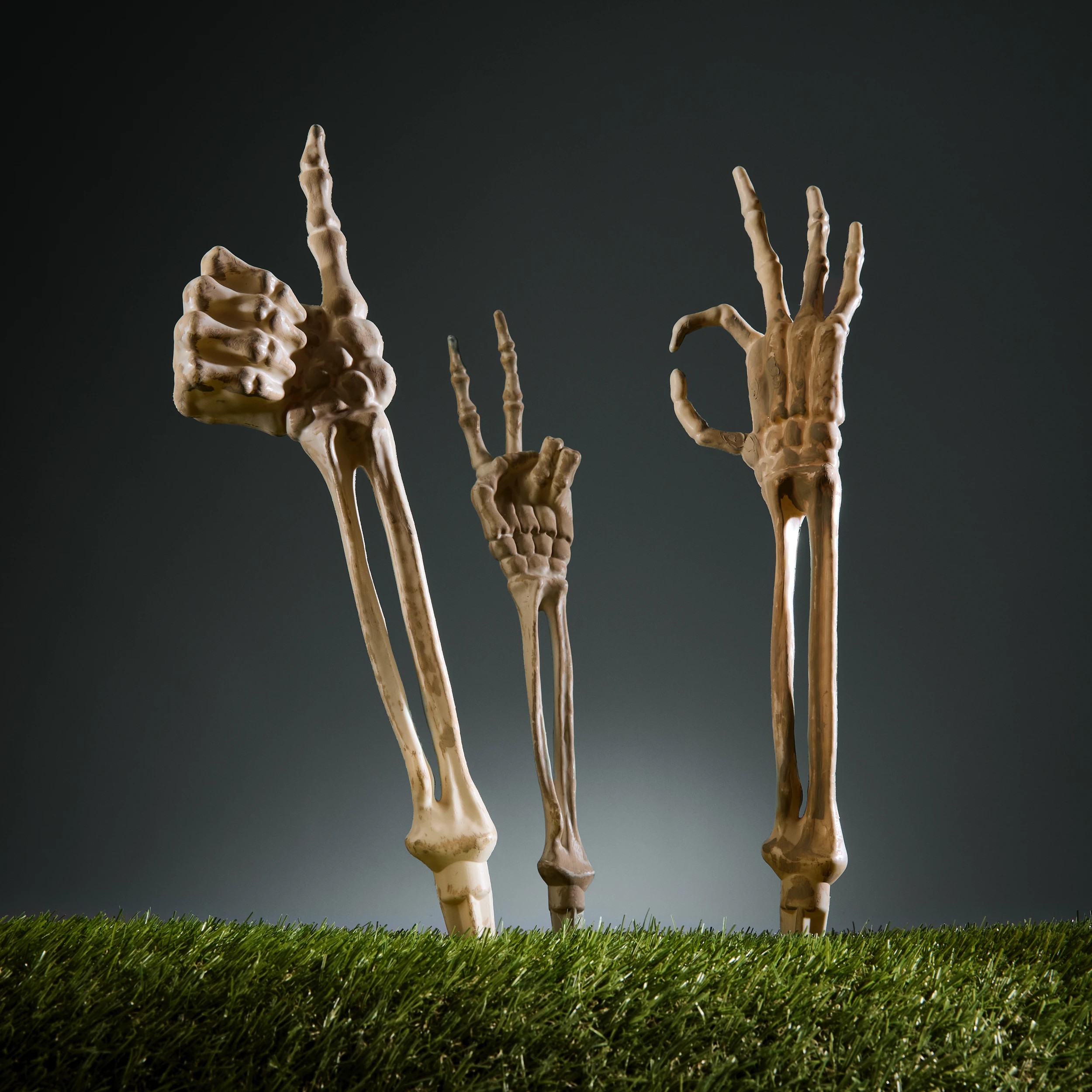 1 3 Piece Skeleton Hand Stakes, 1 of 9