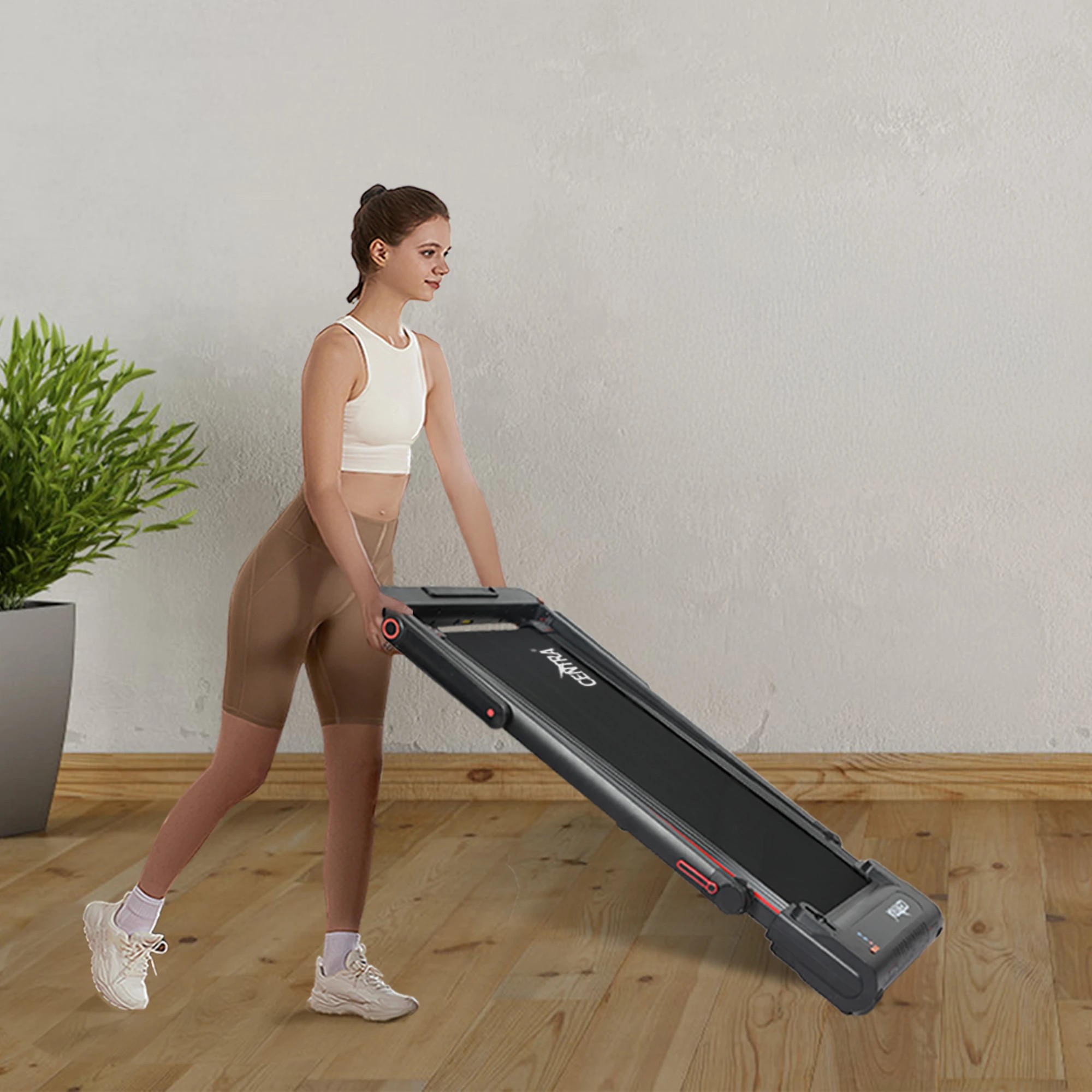 7 Centra Treadmill Foldable Waling Pad Fitness Electric Home Gym Fitness Remote, 7 of 9