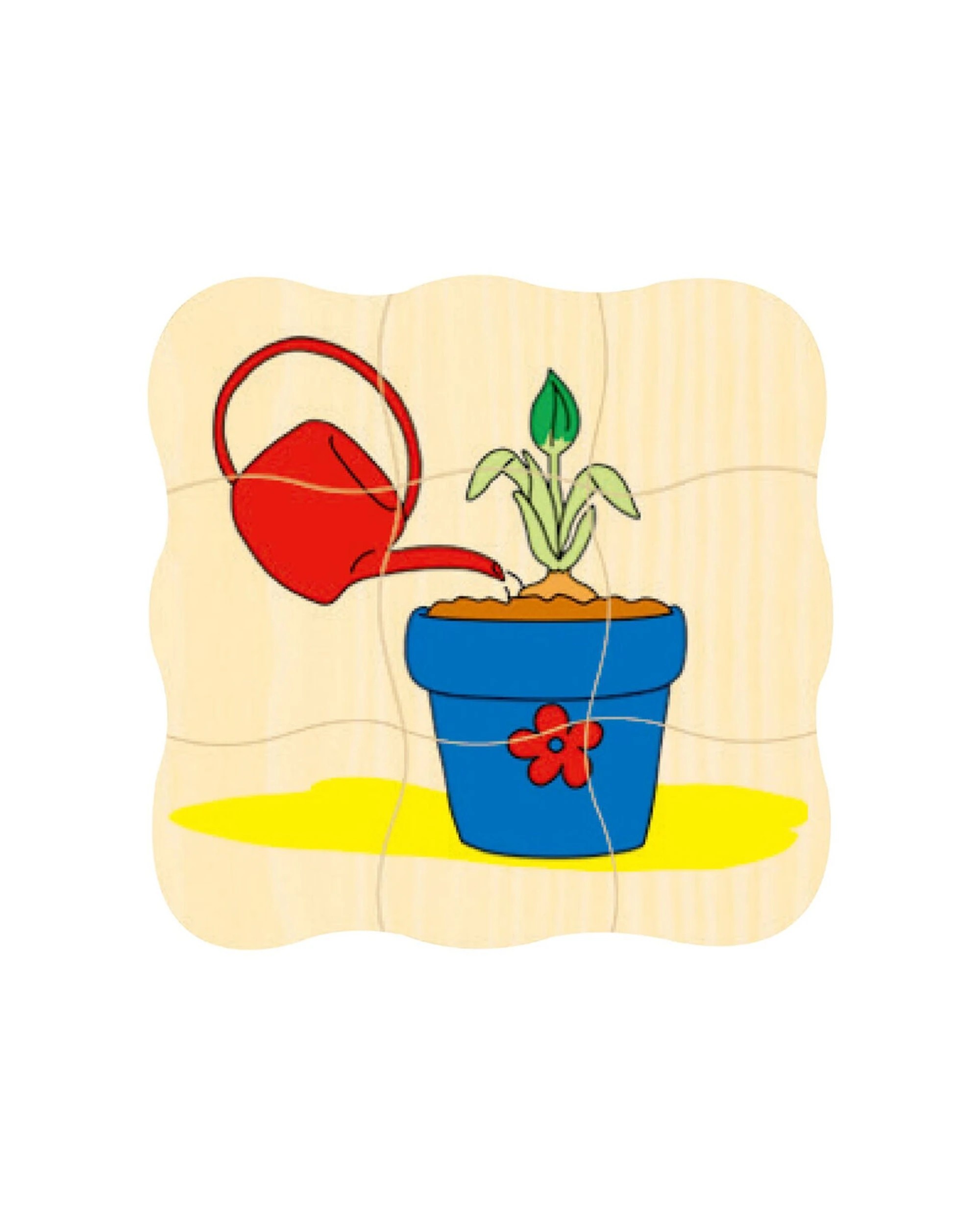 3 EDUCO 31Pc Multilayer Puzzle Grow Up Tulip Birch Plywood 24 X 24 Cm Ages 3 Years - Multi, 3 of 4