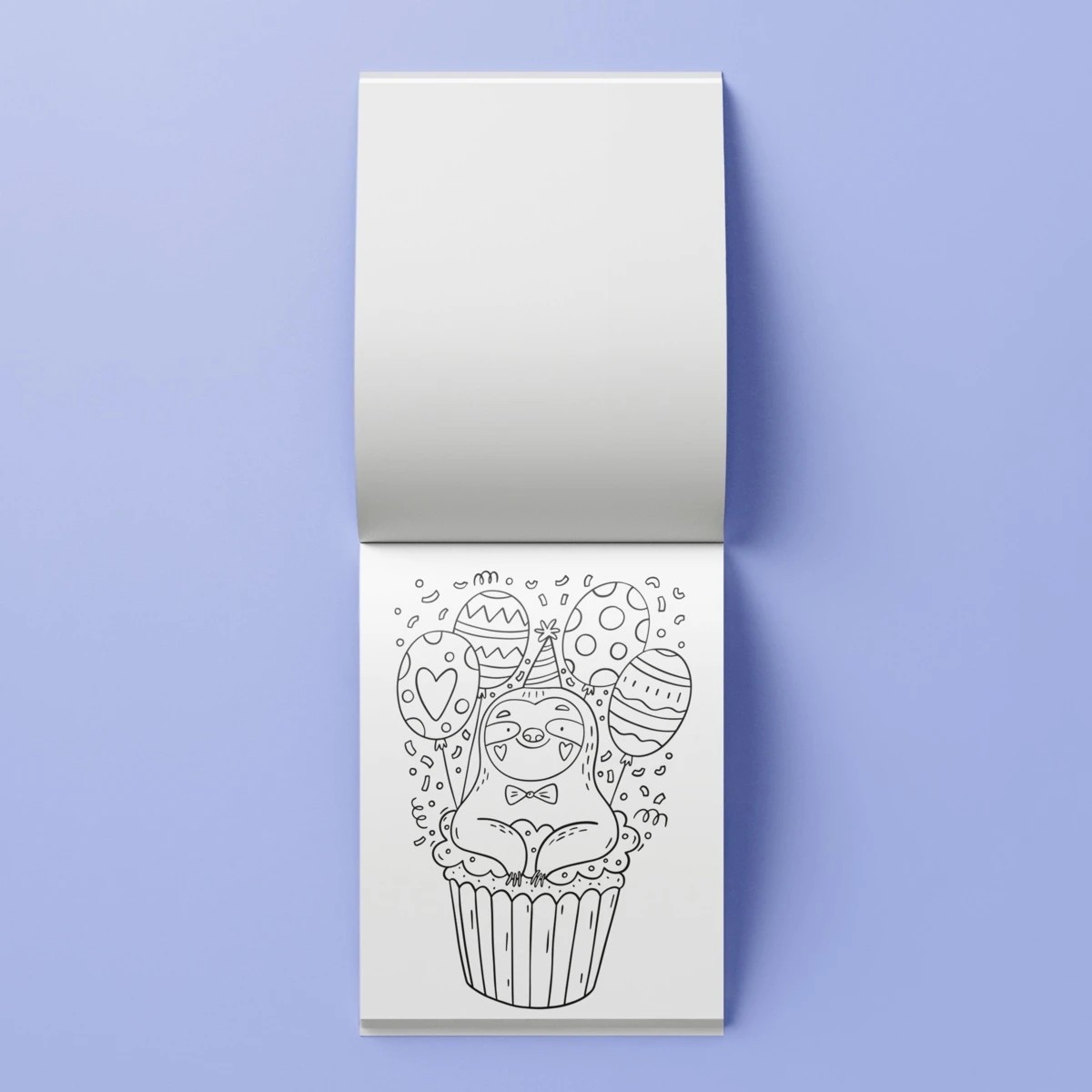 4 Kaleidoscope: Party Animals Colouring Kit - Book, 4 of 5