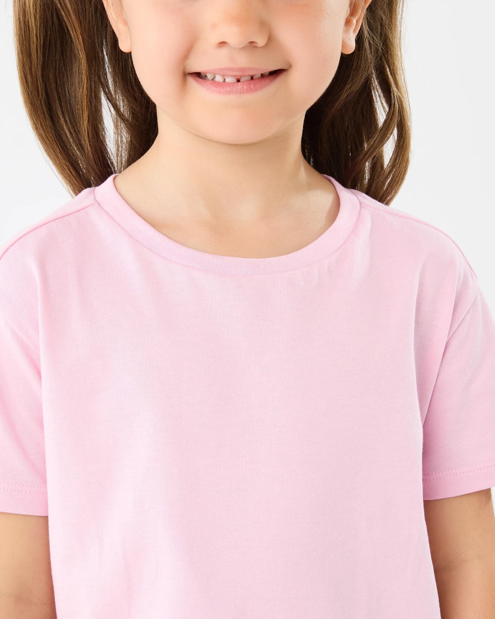 4 Plain T-shirt Rose Pink, 4 of 6