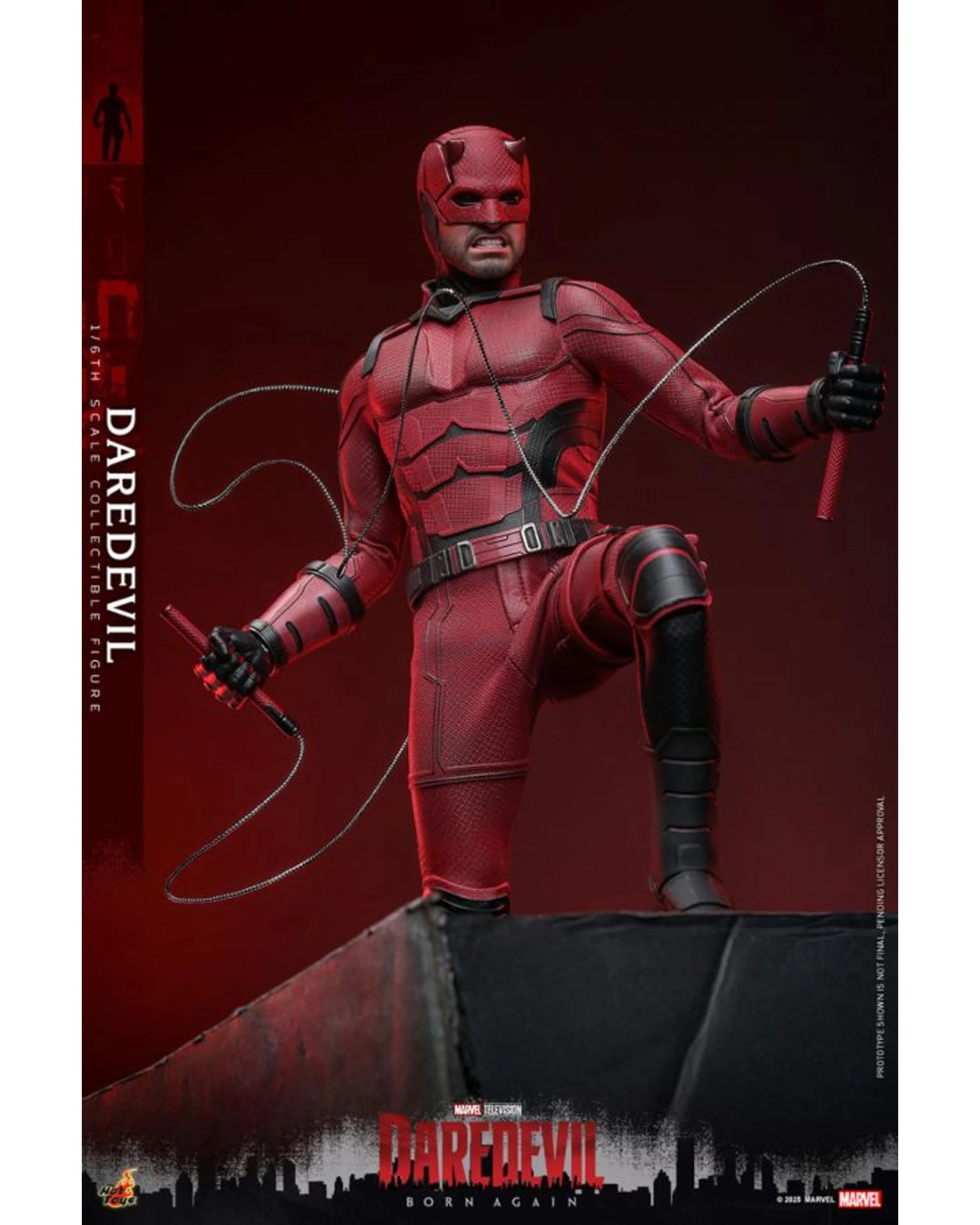4 Hot Toys Daredevil Born Again TV Daredevil 1:6 Figure, 4 of 9