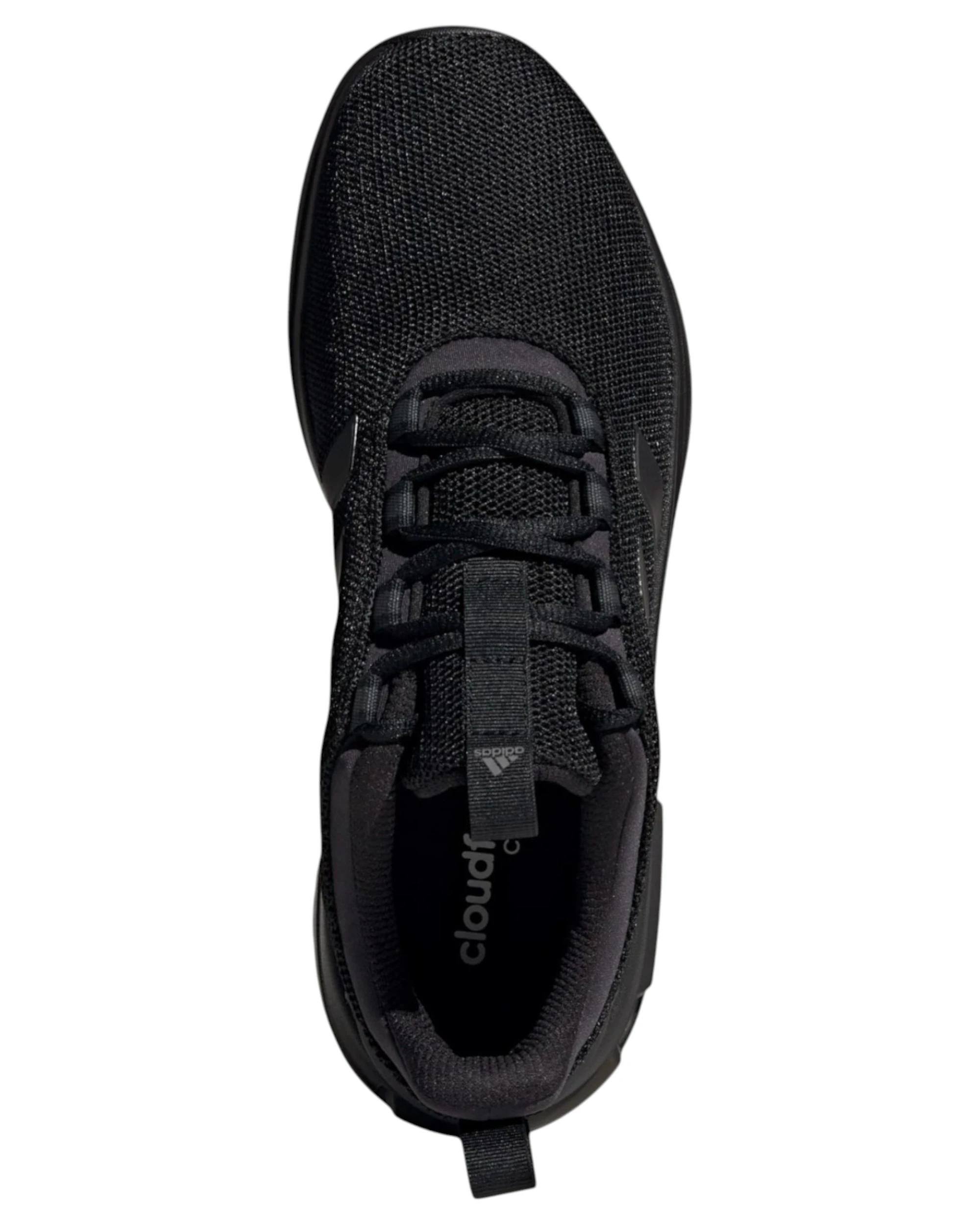 8 Adidas Mens Racer TR23 Triple Black Athletic Running Shoes BLACK, 8 of 8