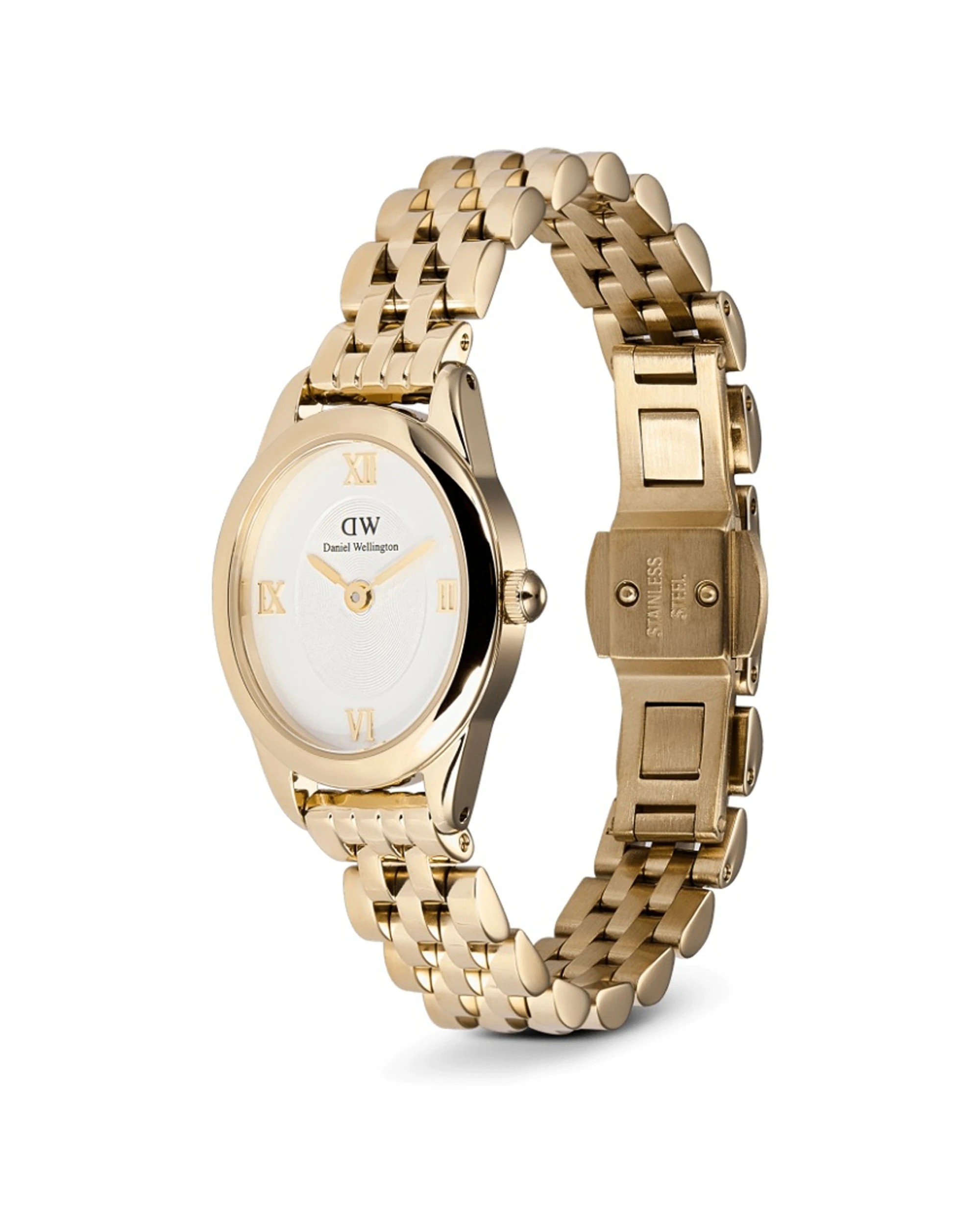 2 Daniel Wellington Ophelia Mini Gold Watch 22x25.5mm Elegant Oval Dial, 2 of 5