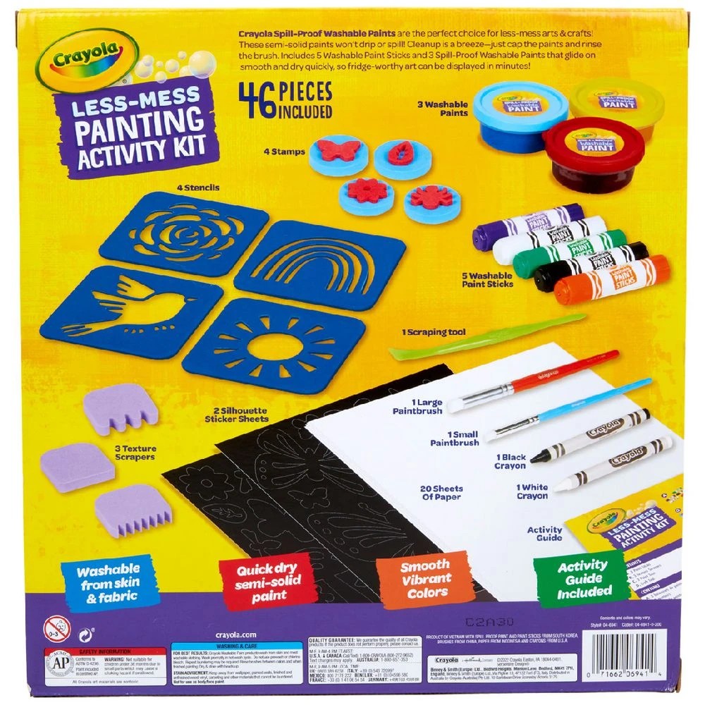 2 Crayola Creations Less Mess Painting Activity Kit, 2 of 4