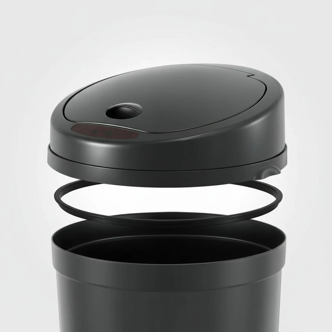 6 Devanti Sensor Bin Motion Rubbish Bins Kitchen Automatic Trash Can 9L - Black, 6 of 7