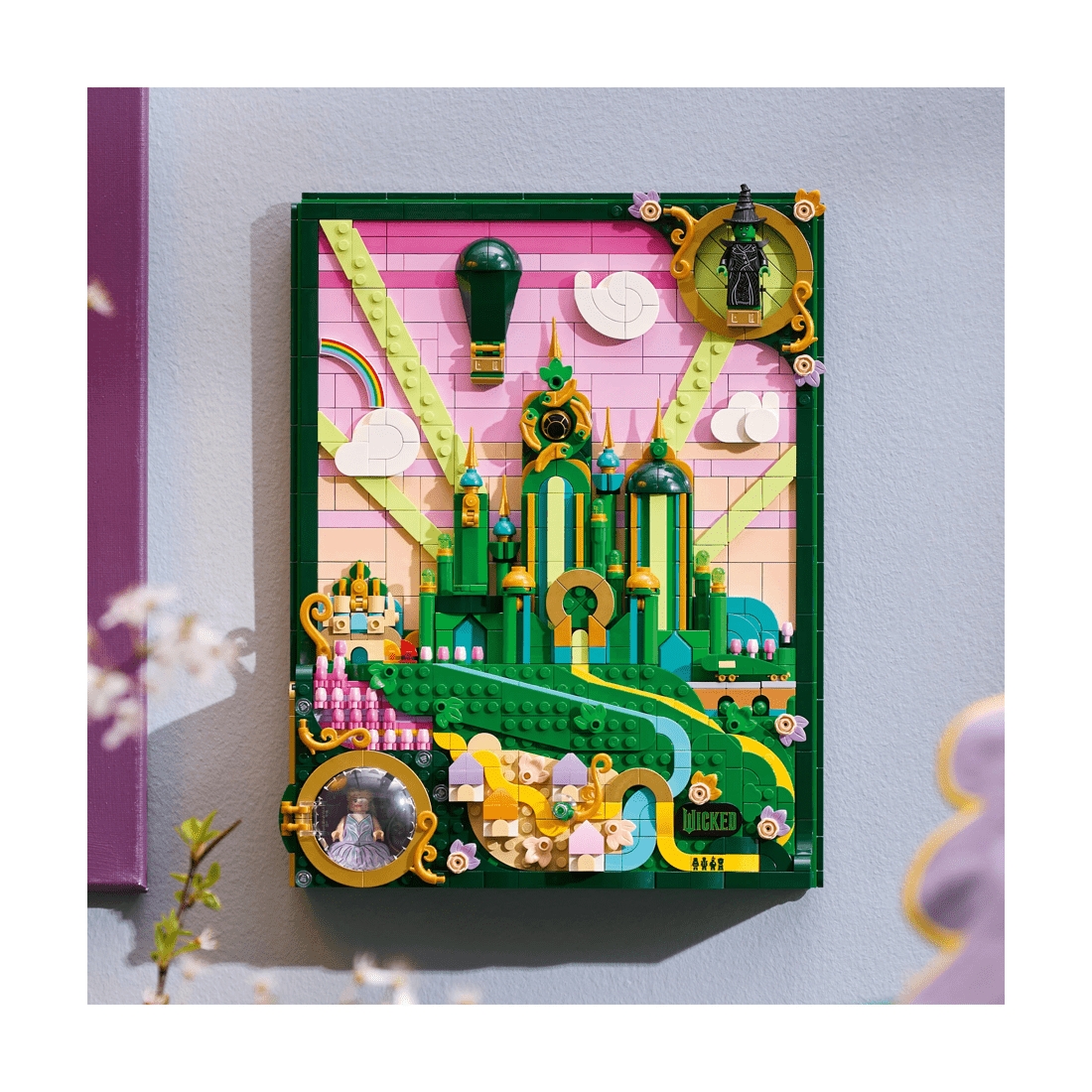 9 LEGO Wicked Emerald City Wall Art 75685, 9 of 10
