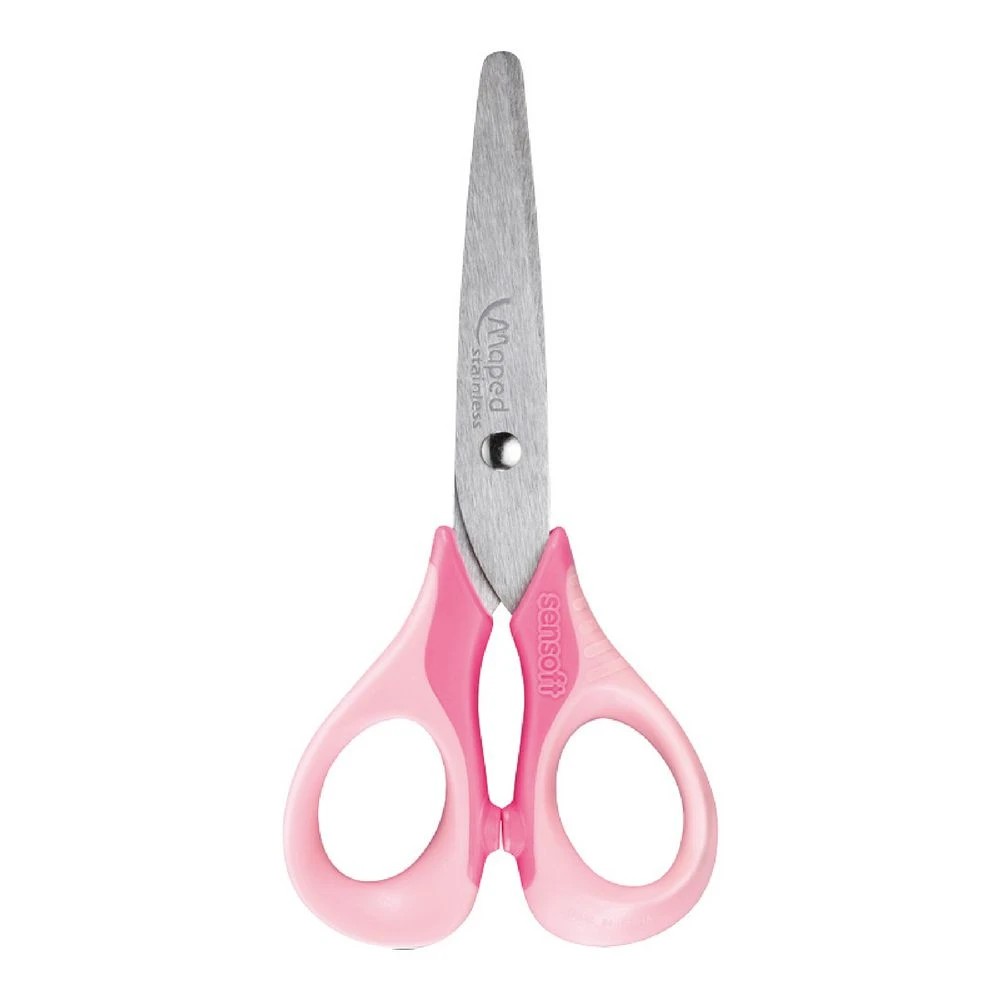 2 Maped Sensoft Scissors 13cm Assorted Pastel, 2 of 6