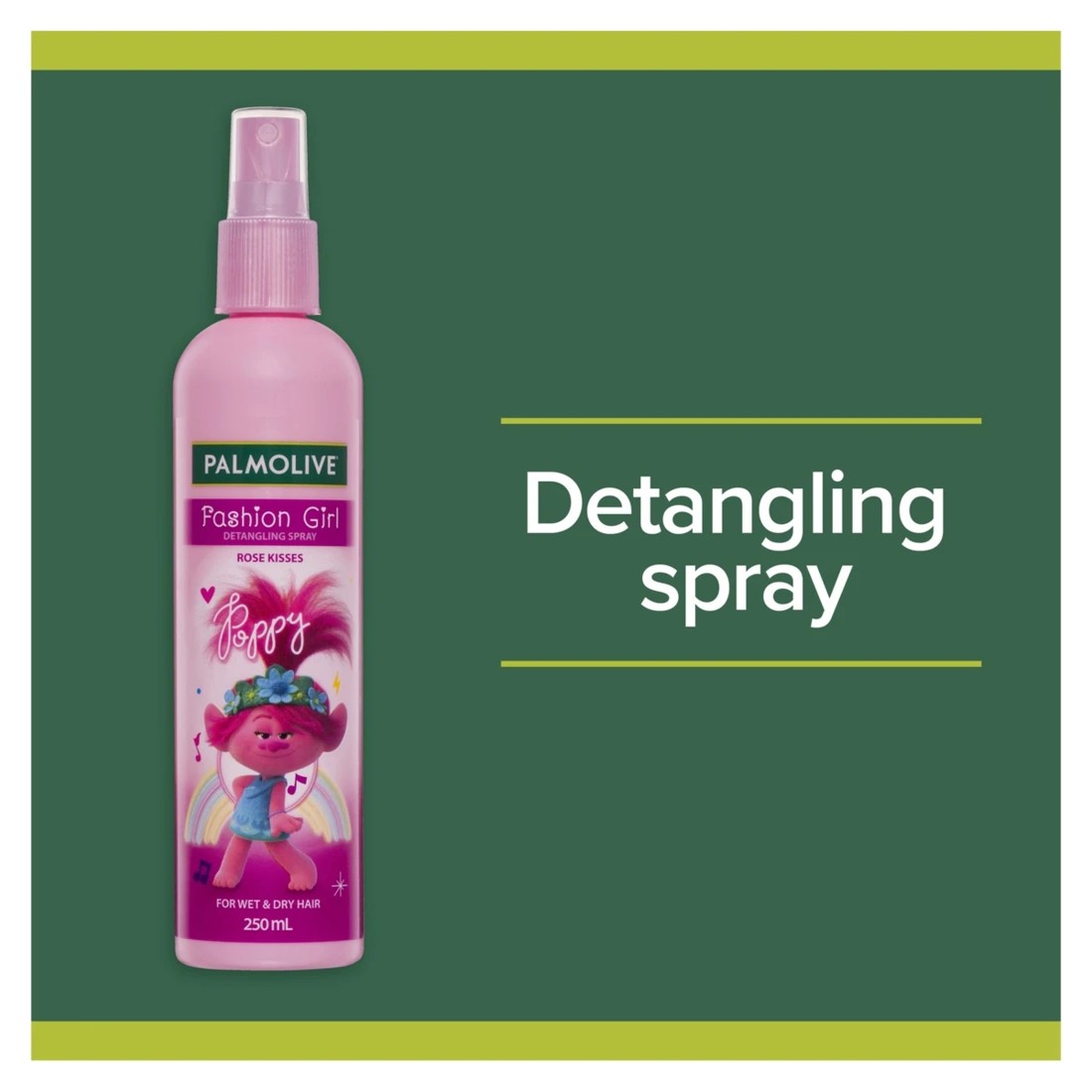 4 Palmolive Fashion Girl Detangling Spray - 250ml, Rose Kisses, 4 of 7