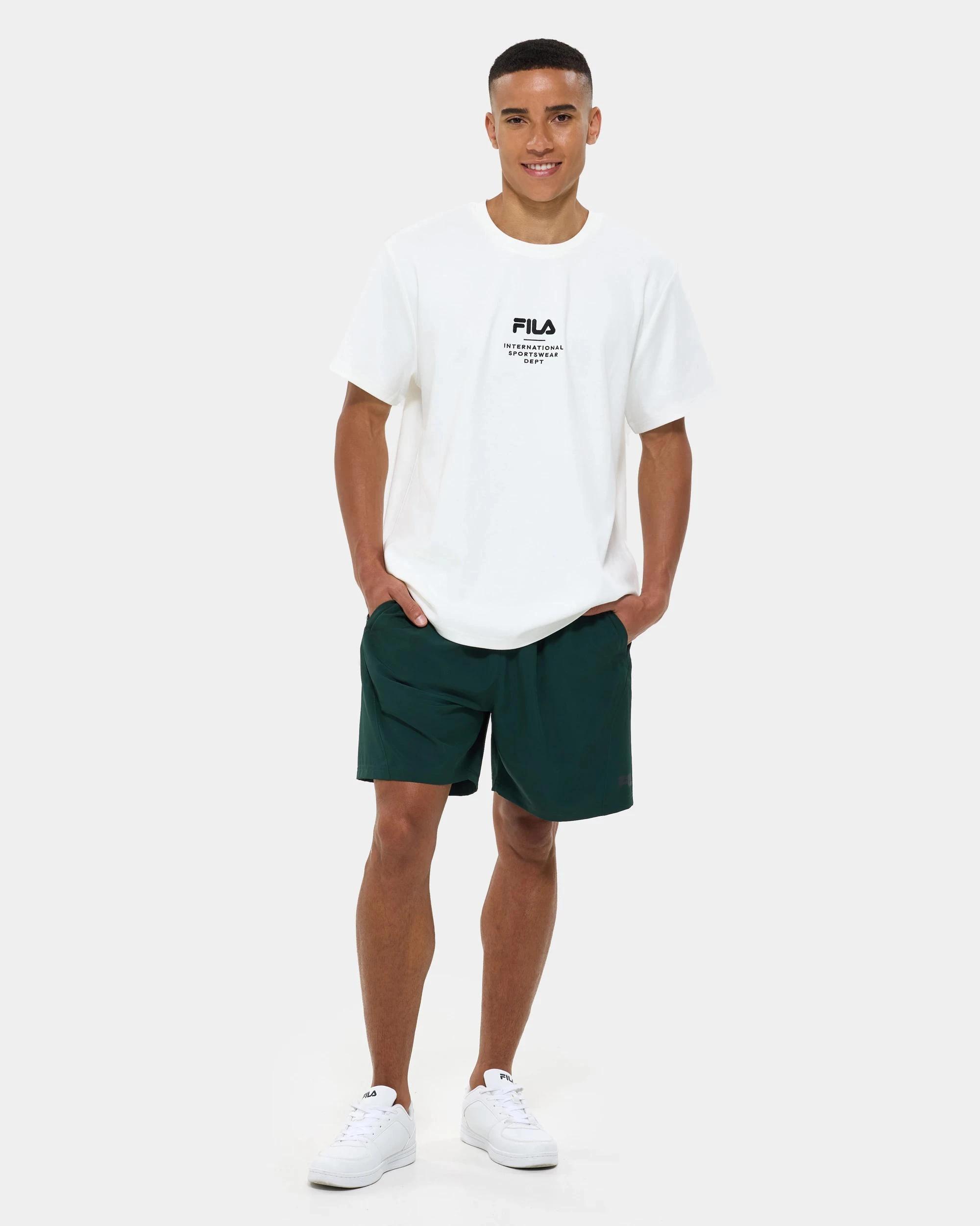 4 Fila Henry Shorts PINE GREEN, 4 of 8