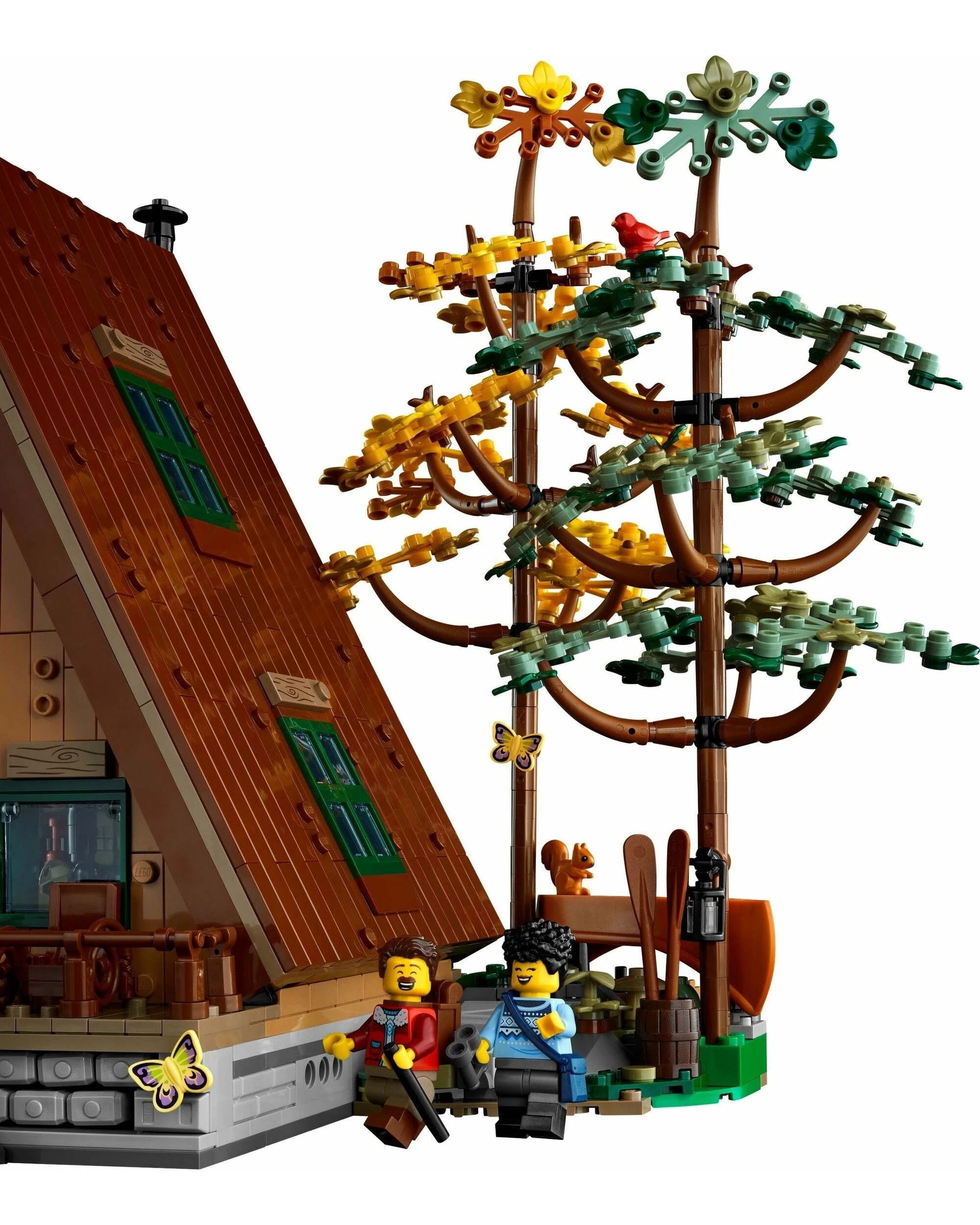 4 LEGO Ideas Series 21338 A-Frame Cabin, 4 of 5