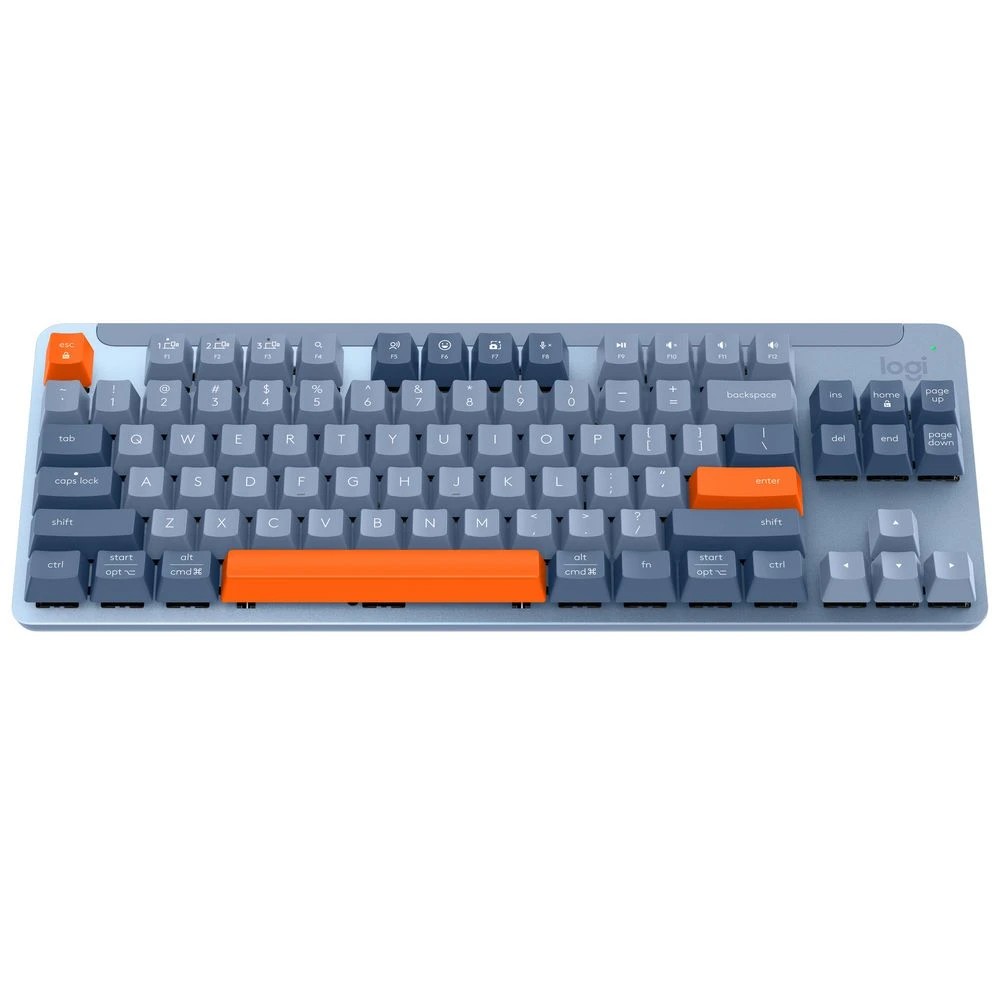 2 Logitech K855 TKL Wireless Mechanical Keyboard Blue Grey, 2 of 6