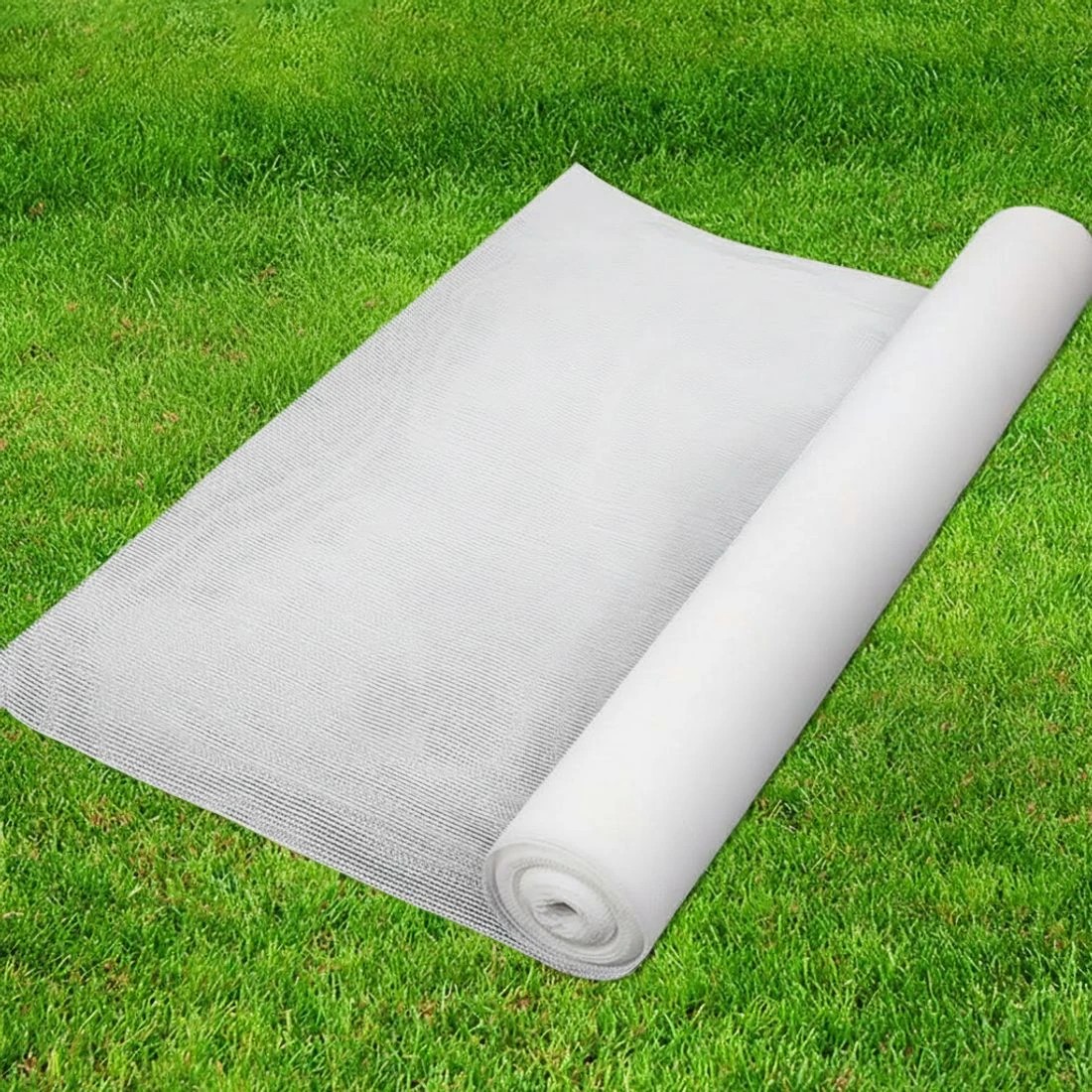 6 Instahut 50% Shade Cloth 1.83x50m Shadecloth Garden - White, 6 of 6