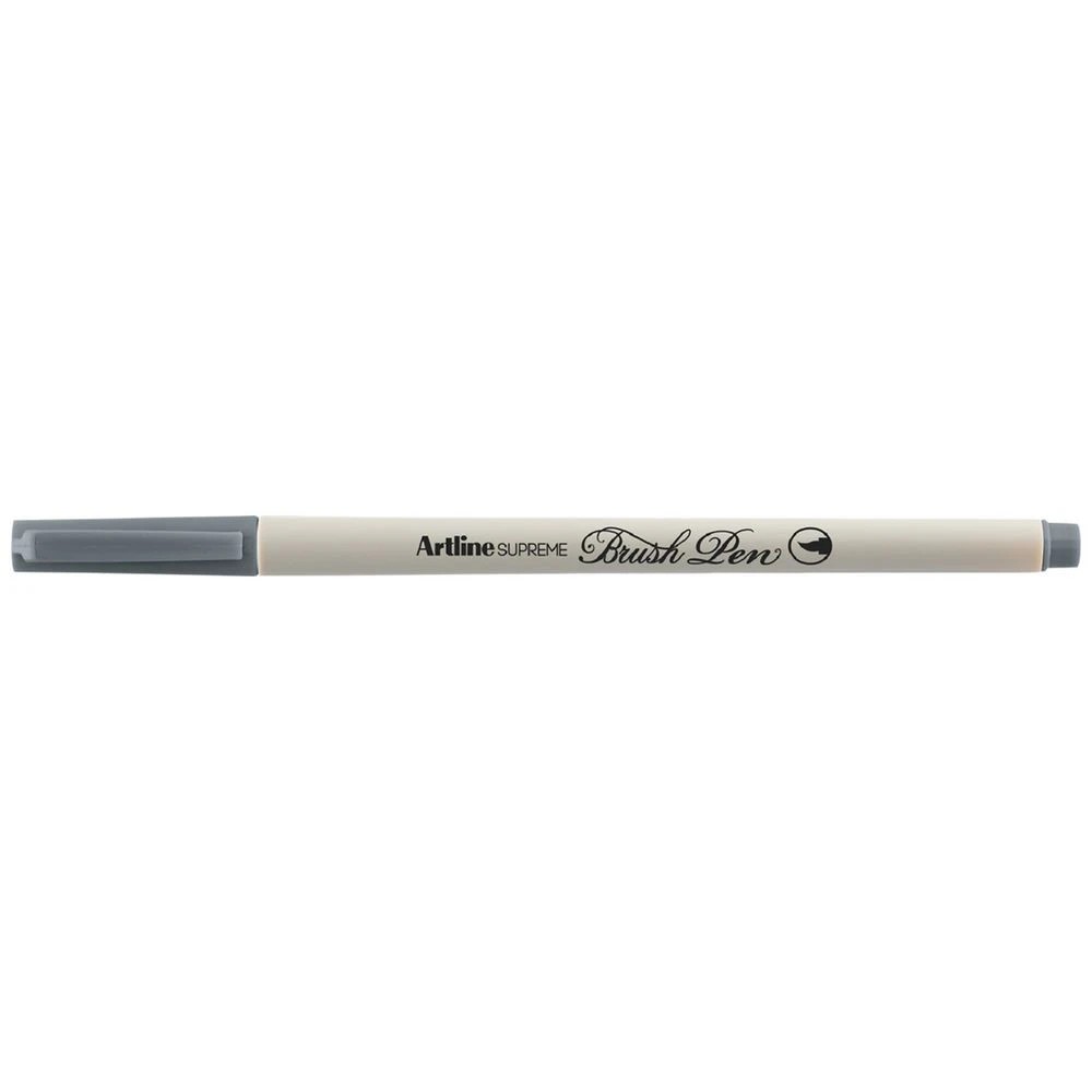 1 Artline Supreme Flexible Brush Pen Grey, 1 of 1