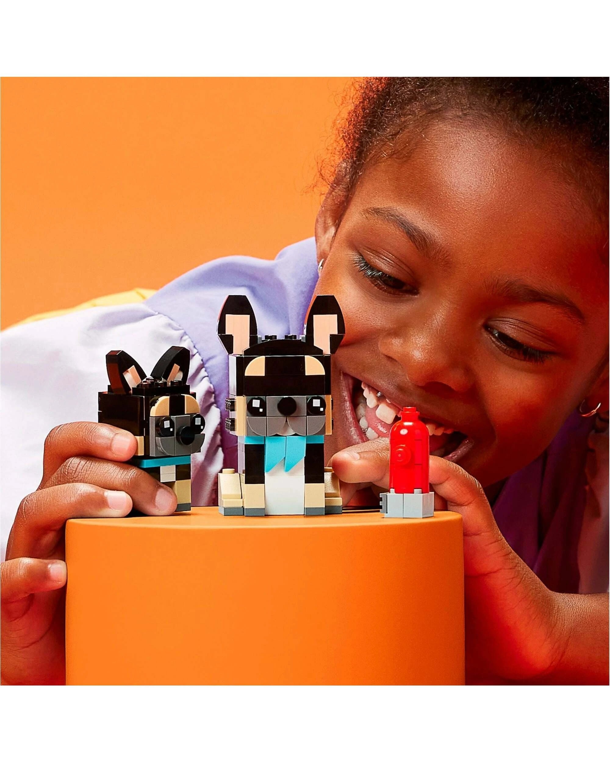 5 LEGO 40544 French Bulldog & Puppy BrickHeadz Set, 5 of 5