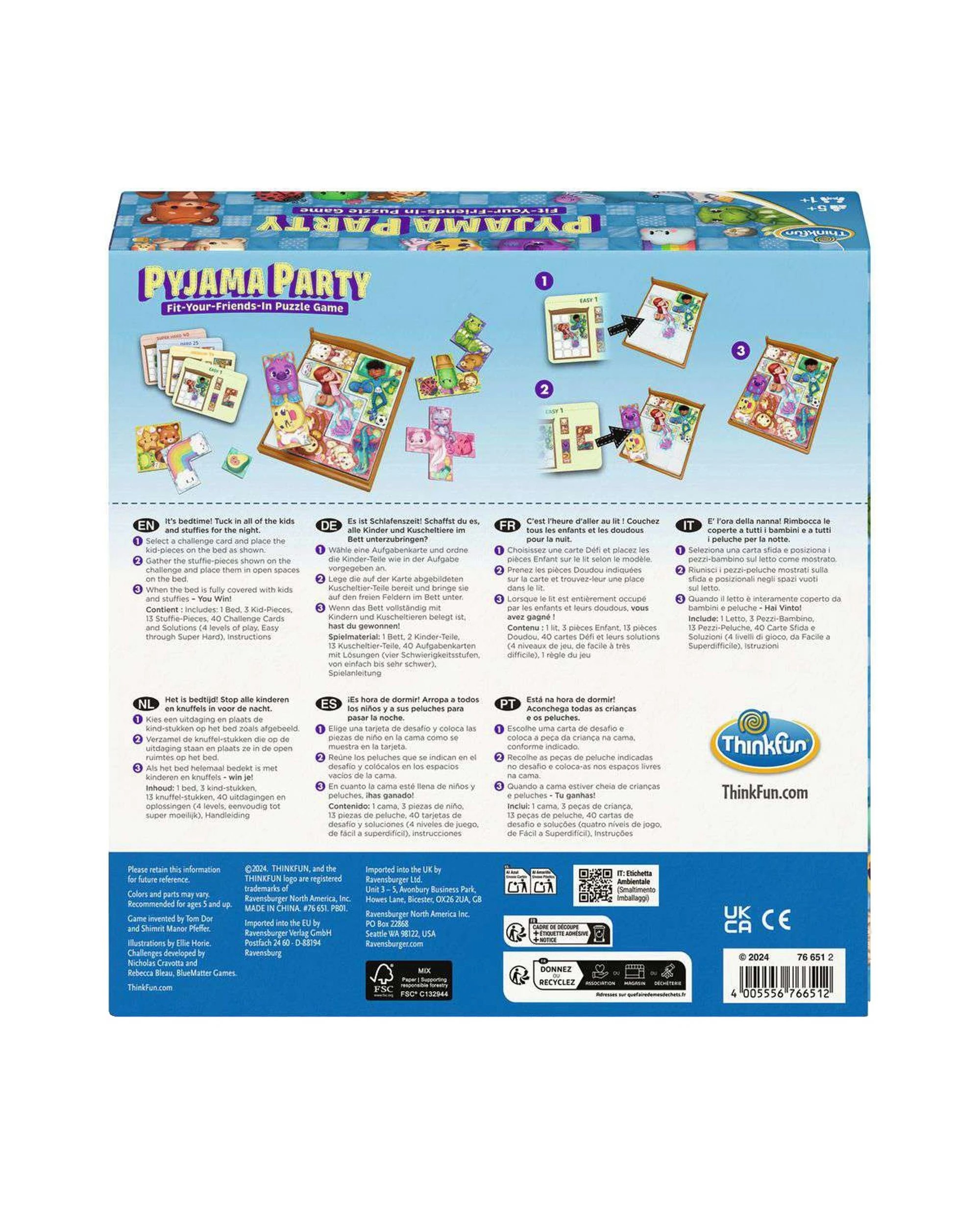 4 ThunkFun Pyjama Party Puzzle Game, 4 of 4