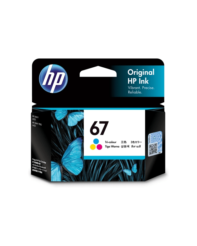 HP 67 Tri-Colour Original Ink Cartr