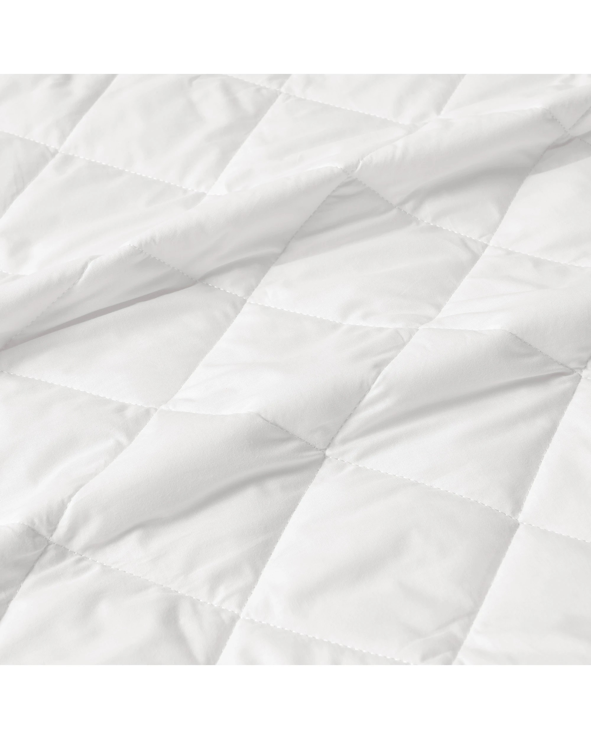 4 ESSN Healthguard Allergy Sensitive Cotton Cover Quilted Waterproof Mattress Protector - Double Bed - White, 4 of 9