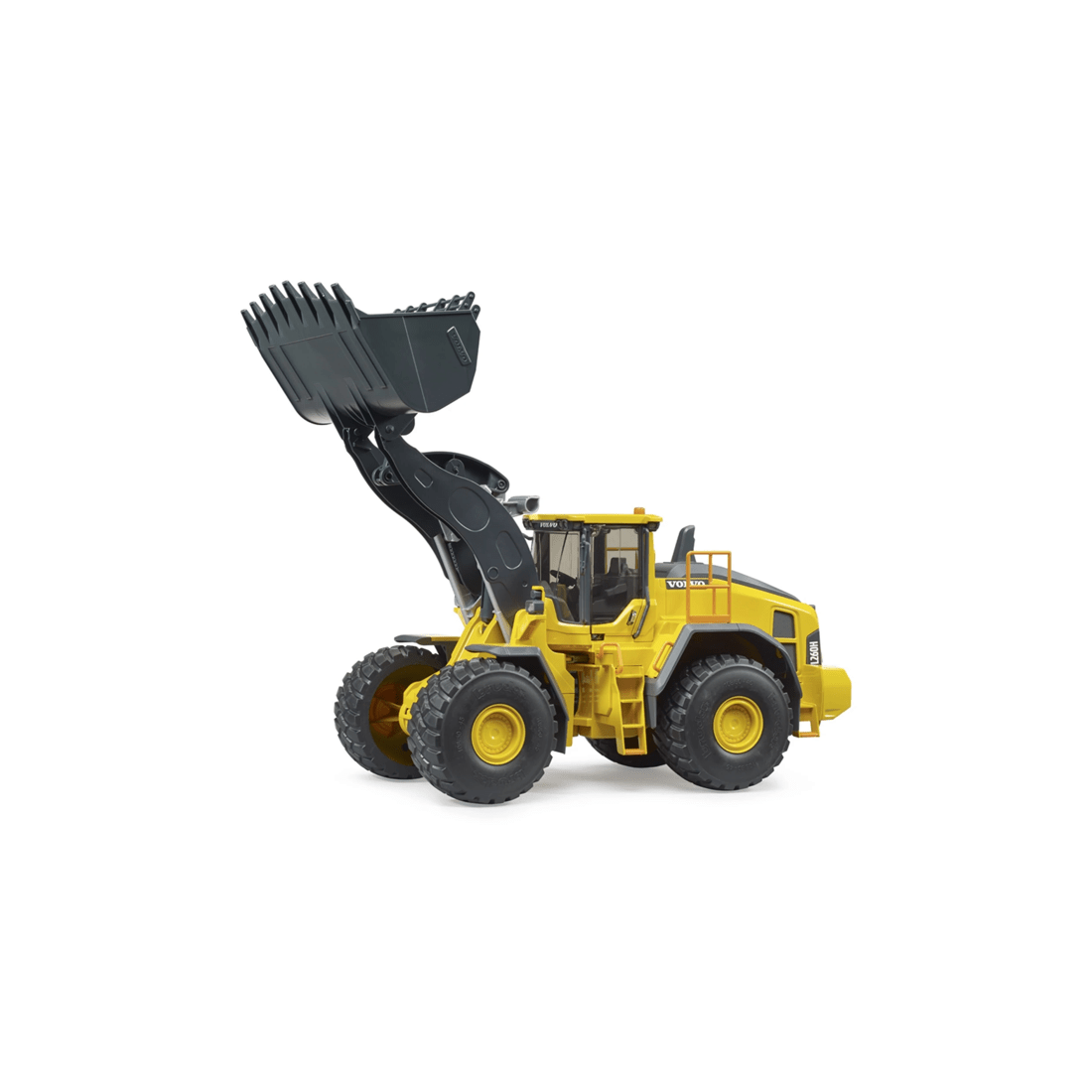 2 Bruder Volvo Wheeled Front End Loader 1 16 Scale With Functioning Arm And Shovel For Kids 3+ - Yellow, 2 of 3