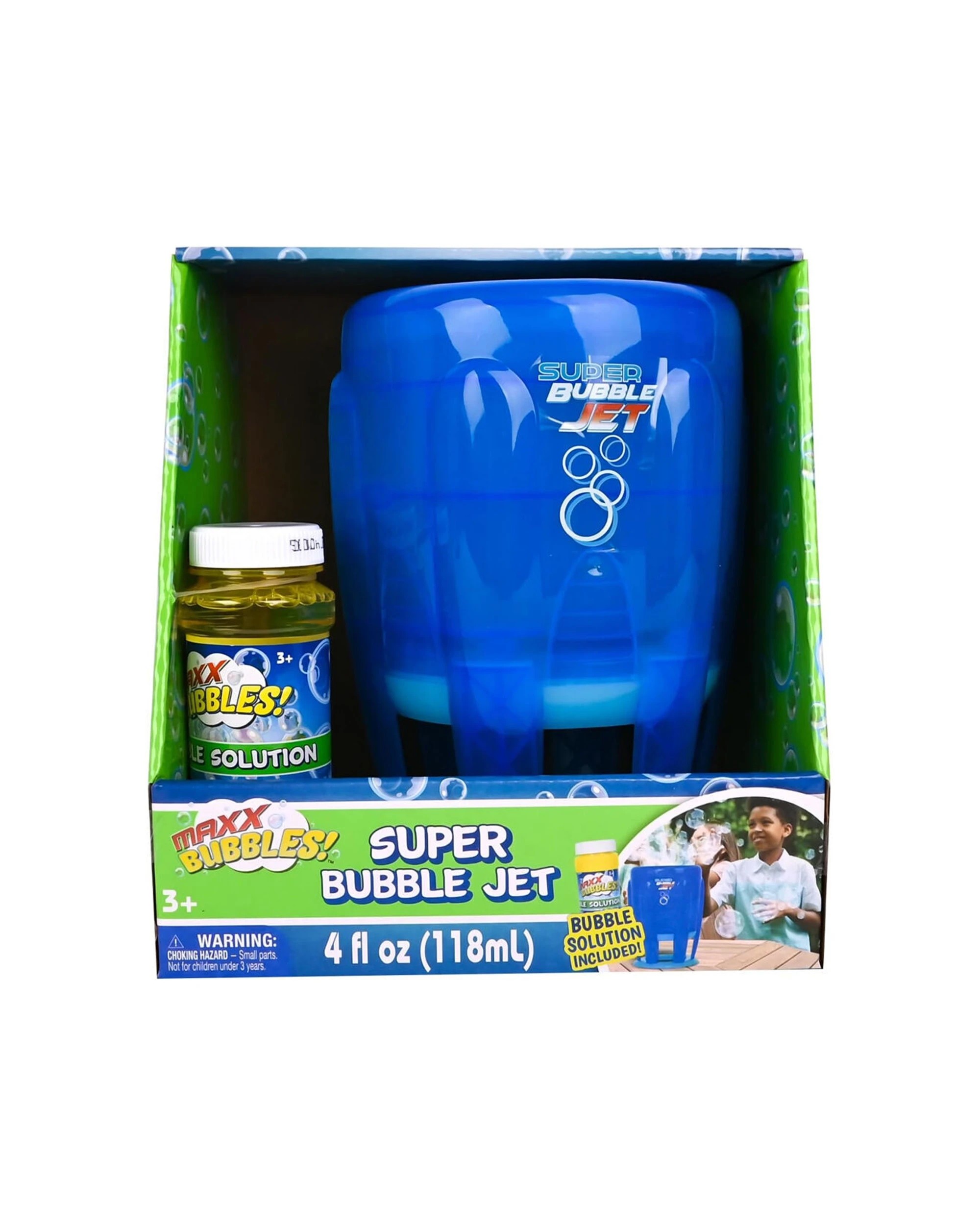 4 MAXX BUBBLES Super Bubble Jet Automatic Blowing Toy 2pk - Blue, 4 of 6