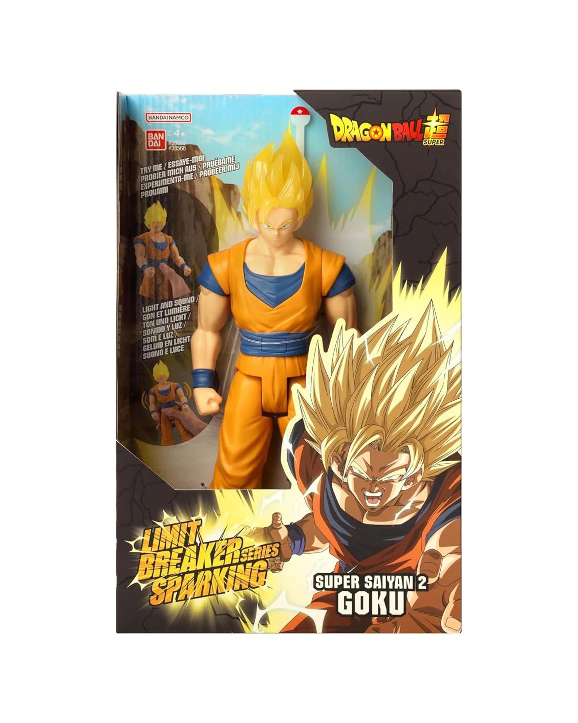 1 Bandai Dragon Ball Super: Limit Breaker Series Sparking Super Saiyan 2 Goku 12 inch Figure, 1 of 4