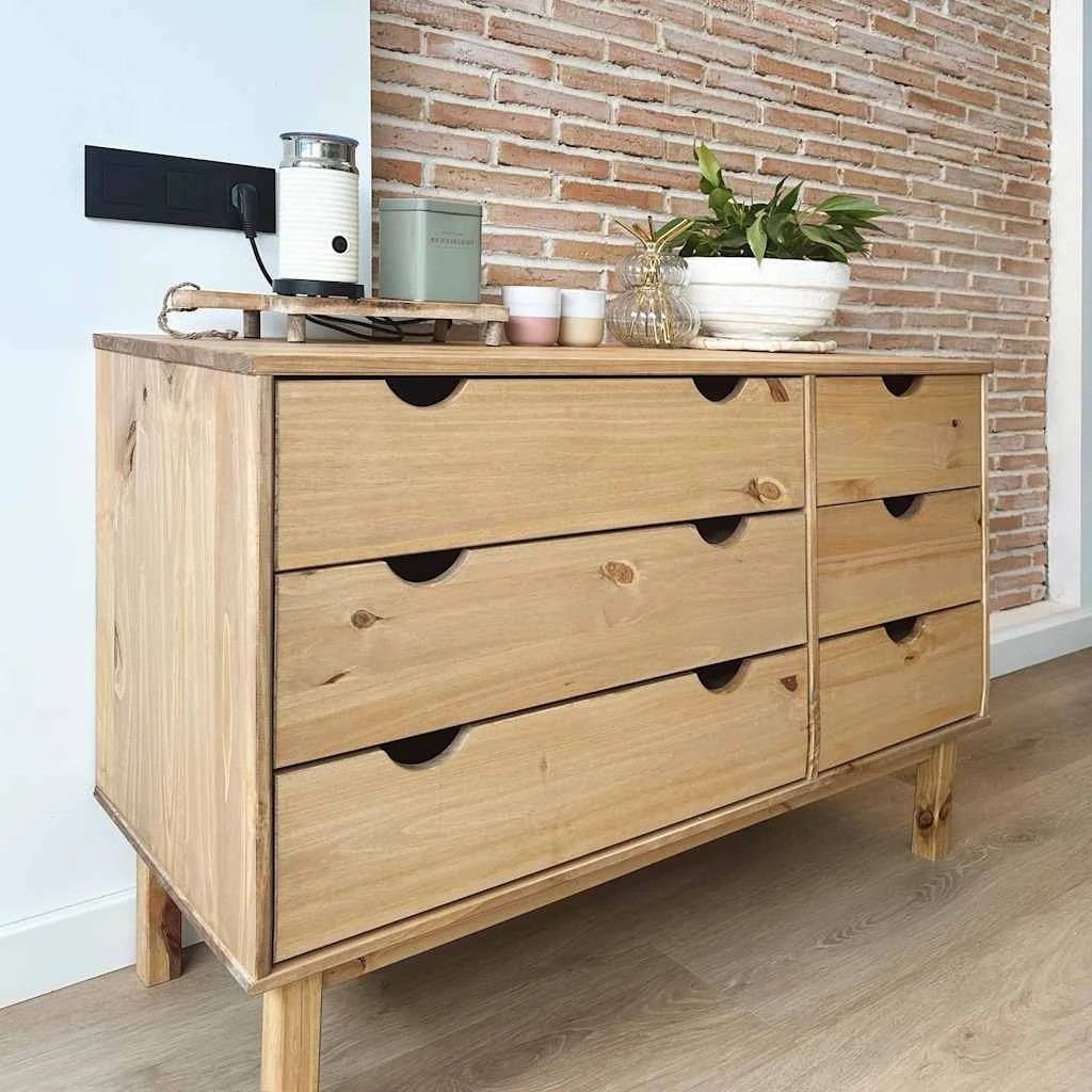 3 Vidaxl Drawer Chest - Brown, 3 of 10