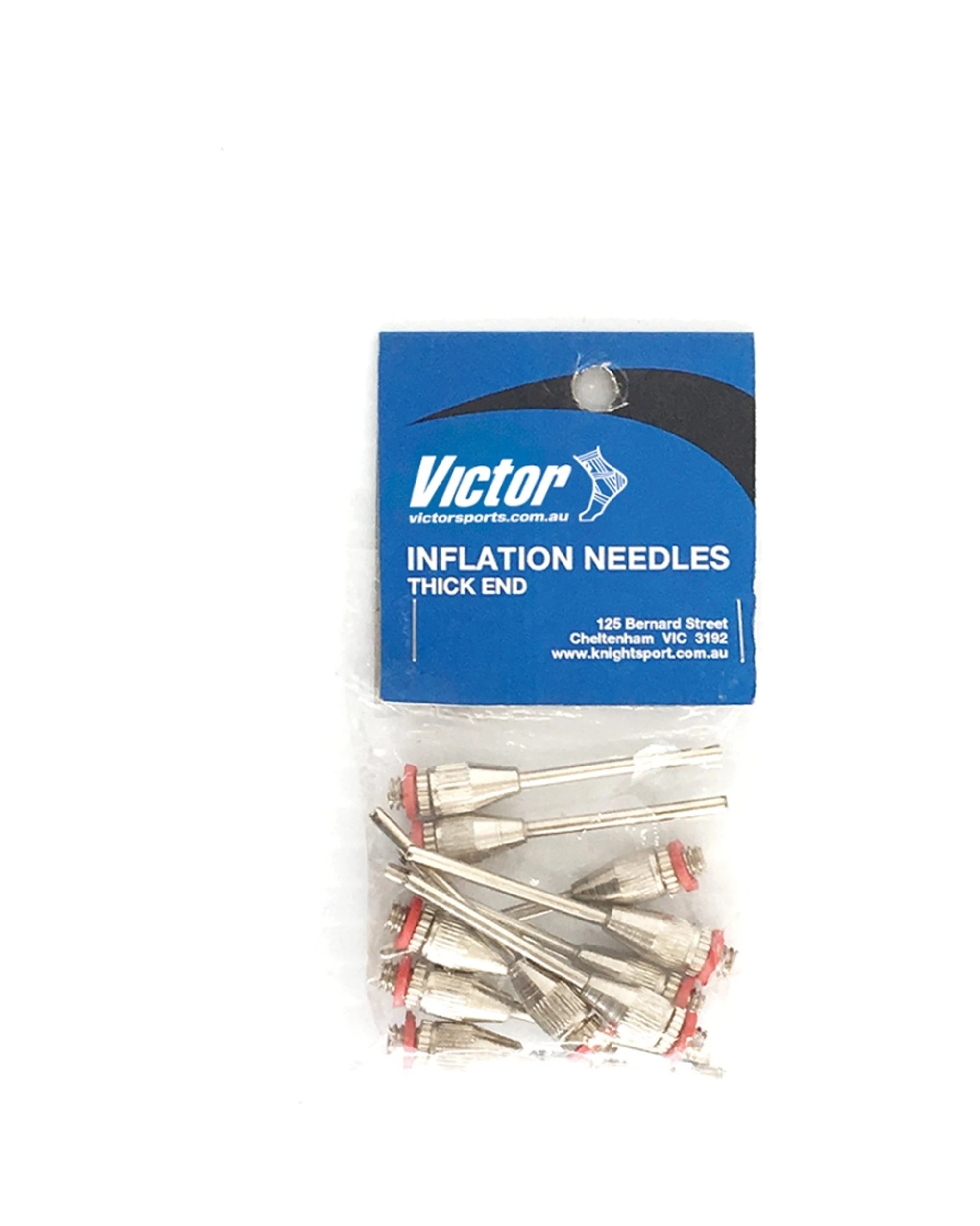 1 Victor Sports 10pc Inflating Needle For Compressors Stirrup Pumps Thick End - Metallic, 1 of 1