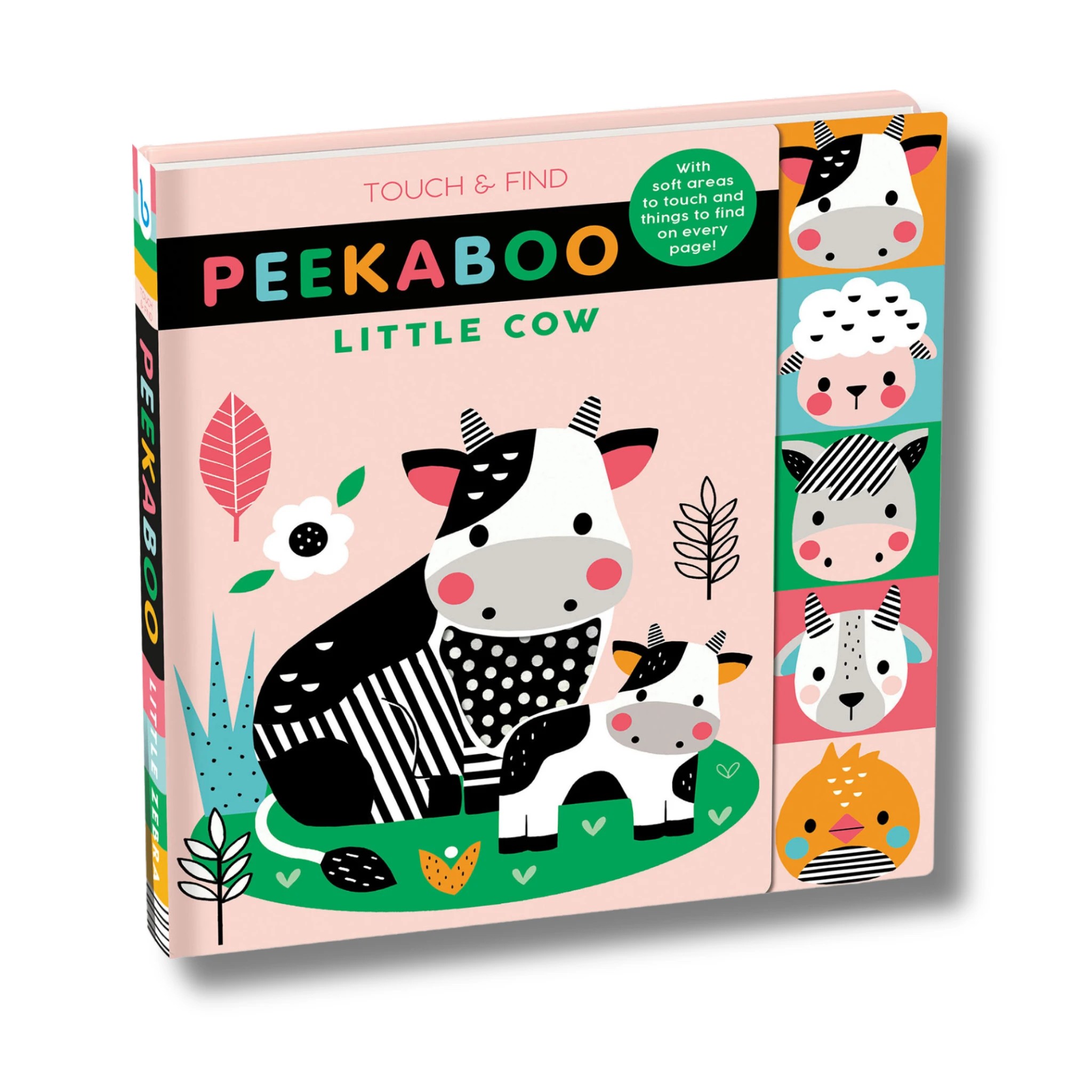 1 Touch and Find Peekaboo: Little Cow - Book, 1 of 3
