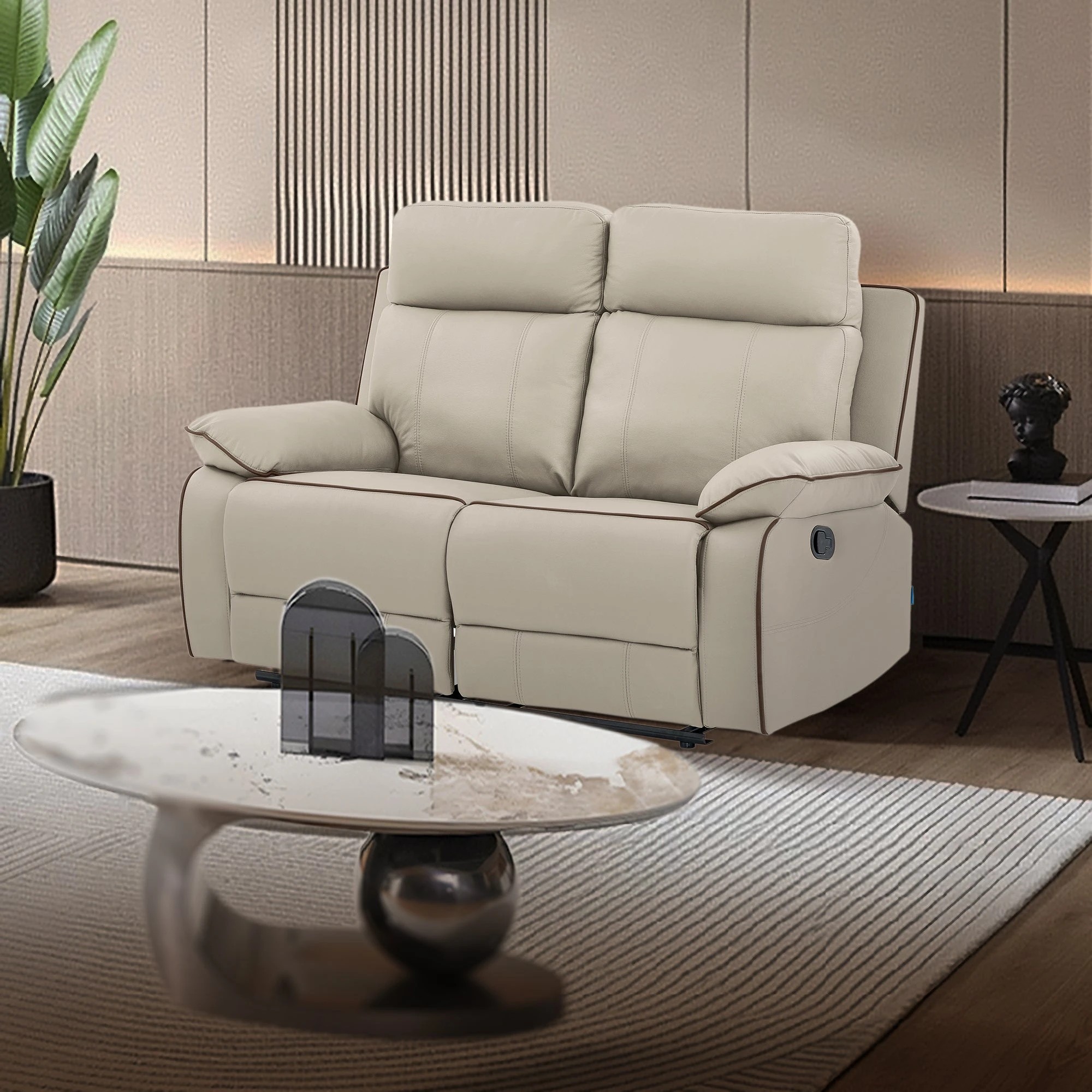4 Foret 2seater Sofa Lounge Convertible Couch Furniture Ottoman Chaise Recliner, 4 of 5