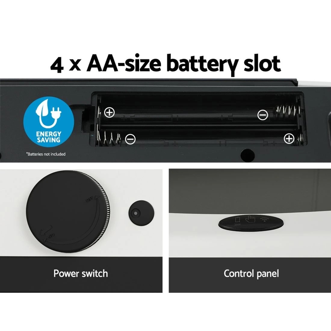 5 Devanti 50L Sensor Bin Motion Rubbish Automatic
 - white, 5 of 5