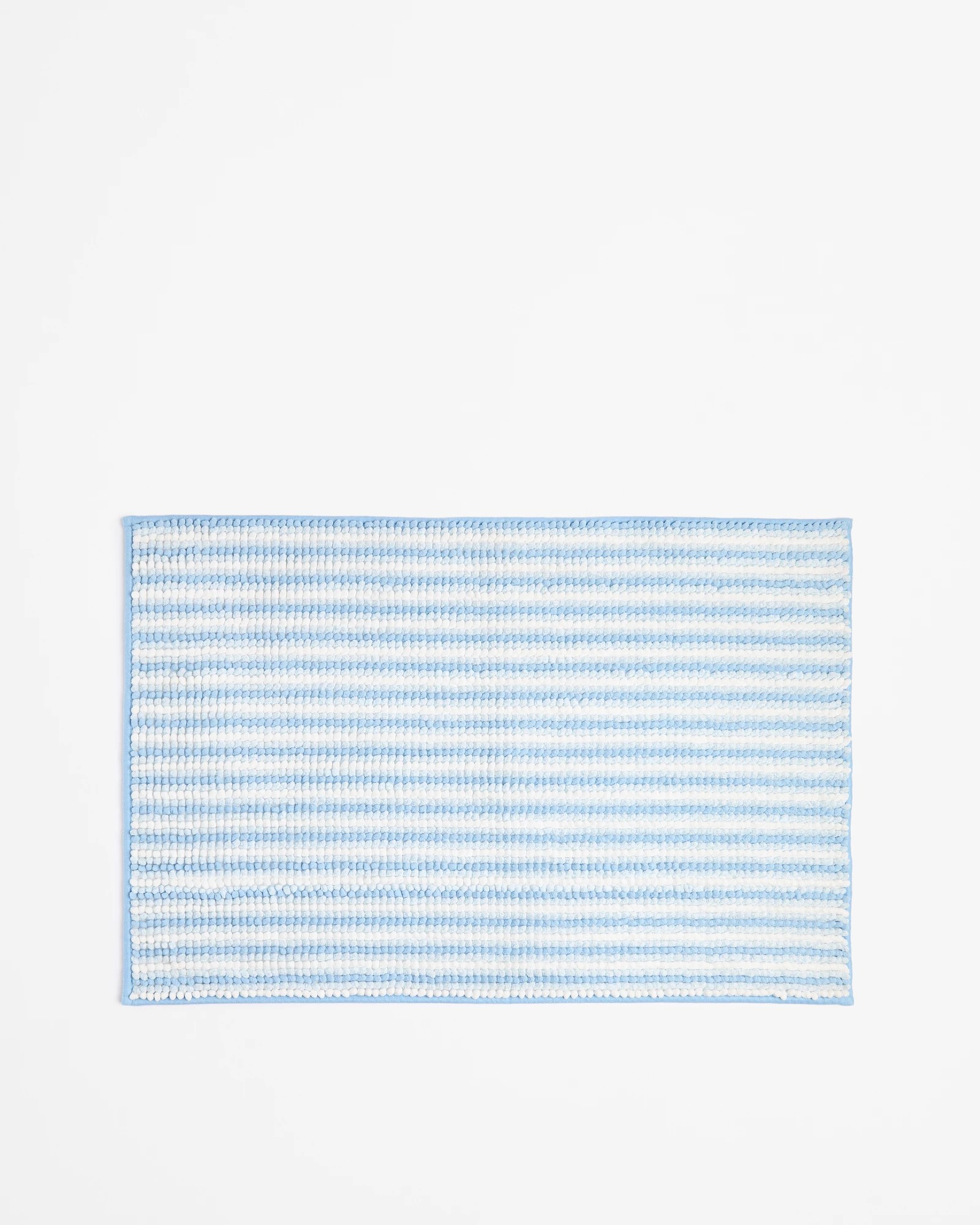 1 Target Bobble Stripe Bath Mat - Blue, 1 of 2