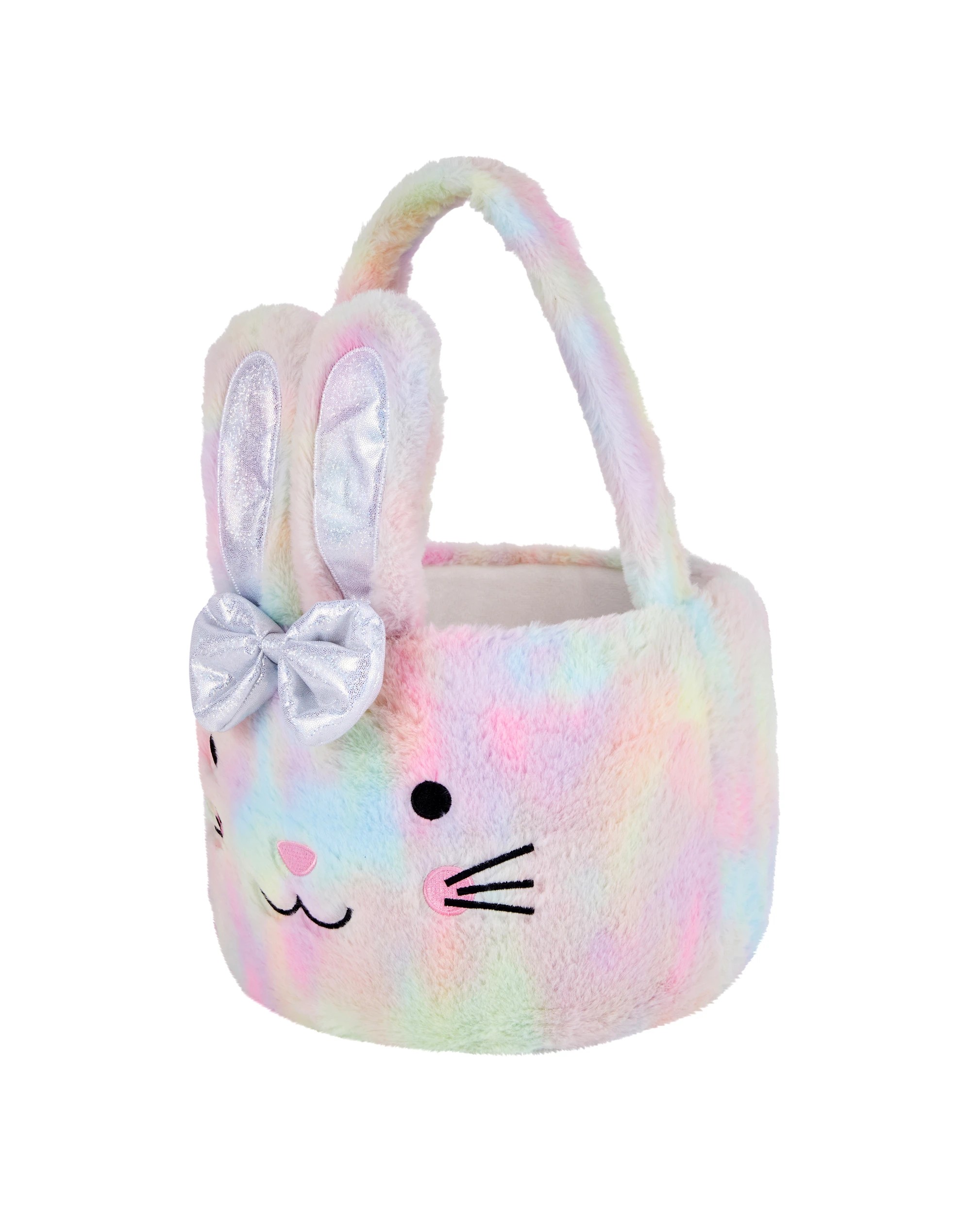 1 Jumbo Rainbow Bunny Basket, 1 of 5