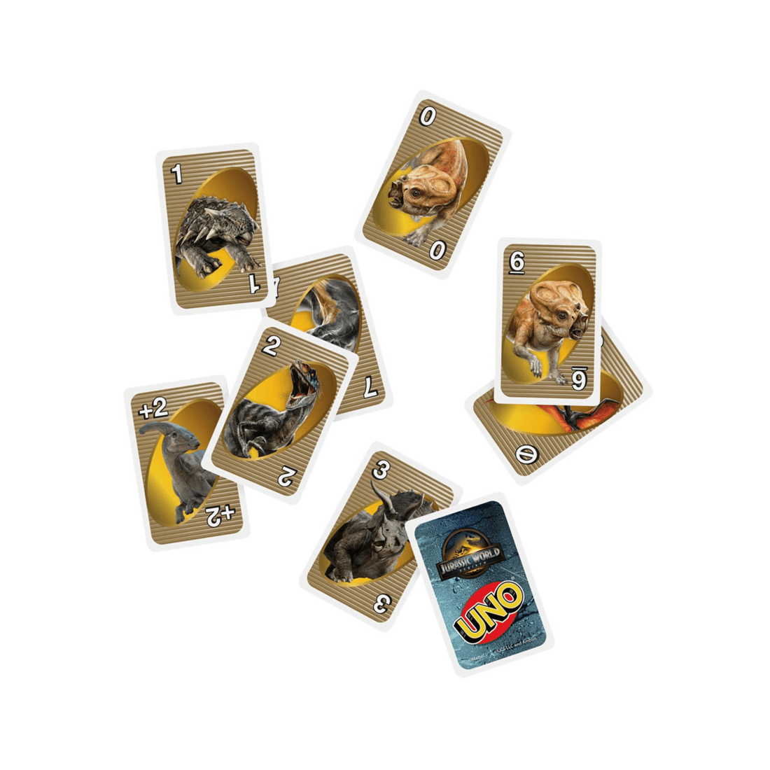5 Mattel UNO Jurassic World Rebirth Card Game, 5 of 5