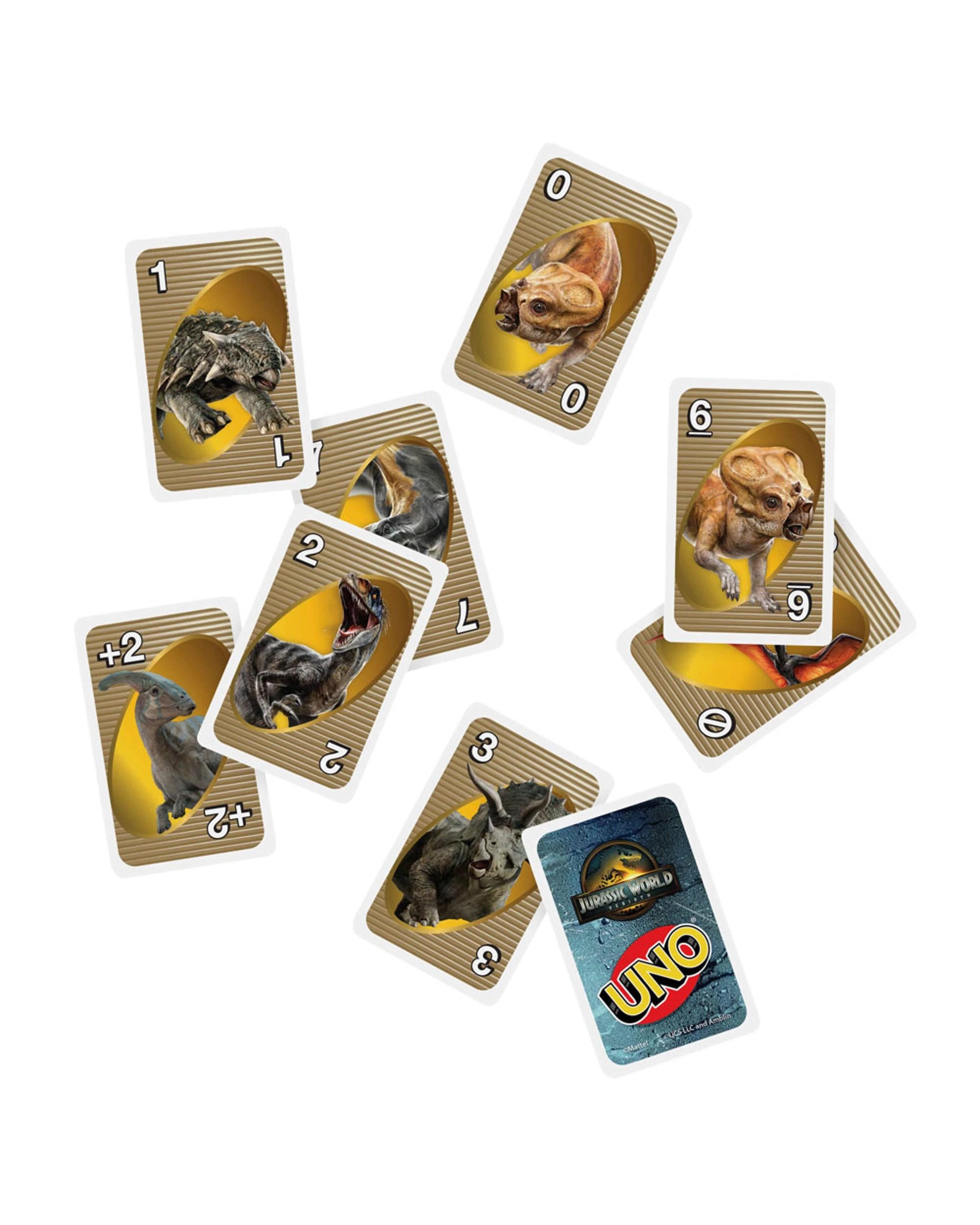 5 UNO Jurassic World Rebirth Card Game, 5 of 5