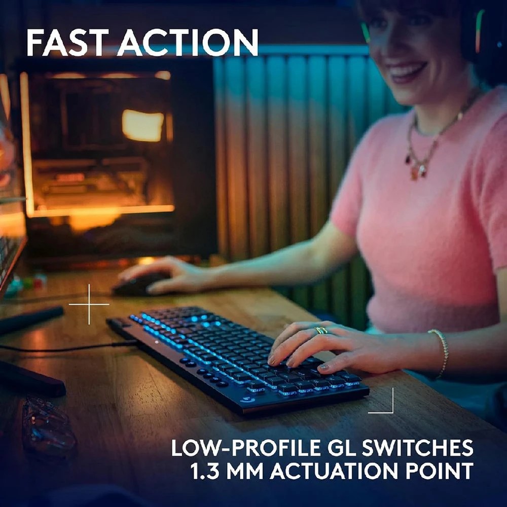 5 Logitech G915 X Wired Gaming Keyboard Black, 5 of 8