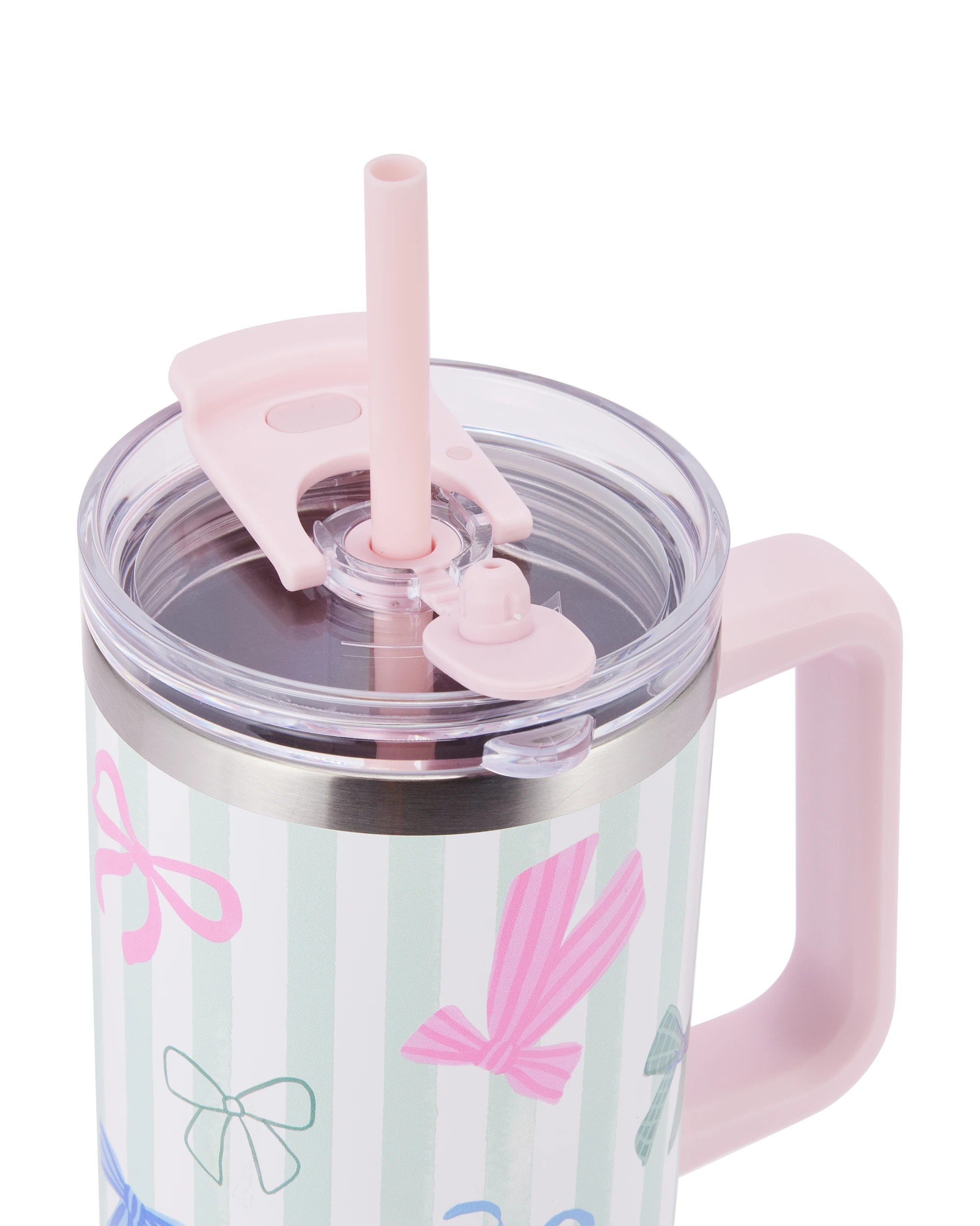 2 1.18L Bow Jumbo Stainless Steel Tumbler with Handle, 2 of 7