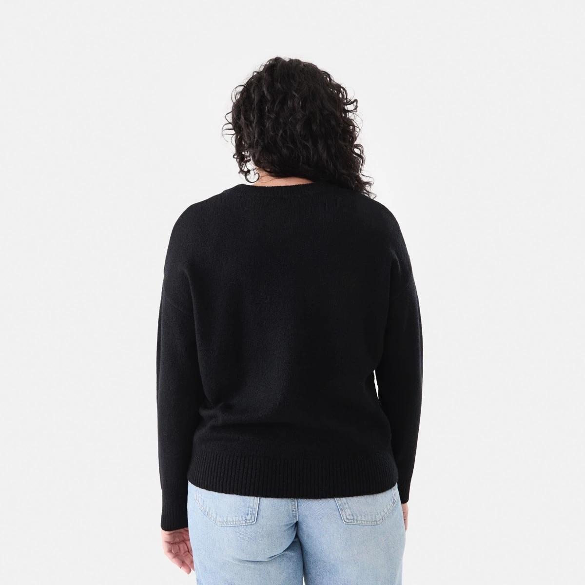3 Relaxed Jumper Black, 3 of 5