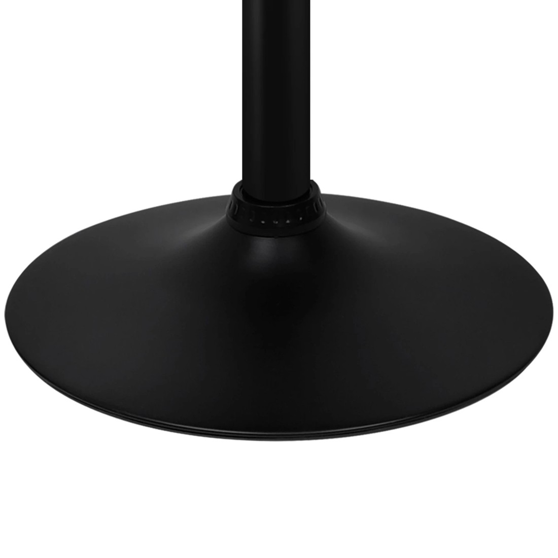 6 Alfordson 4x Bar Stools Gas Lift Leather Bar Chairs Kitchen Swivel - Black, 6 of 9