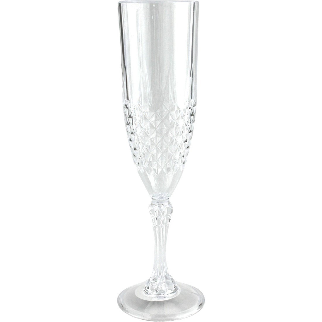 1 Durmaz Crystal Look Clear Acrylic Champagne Glass, 1 of 1