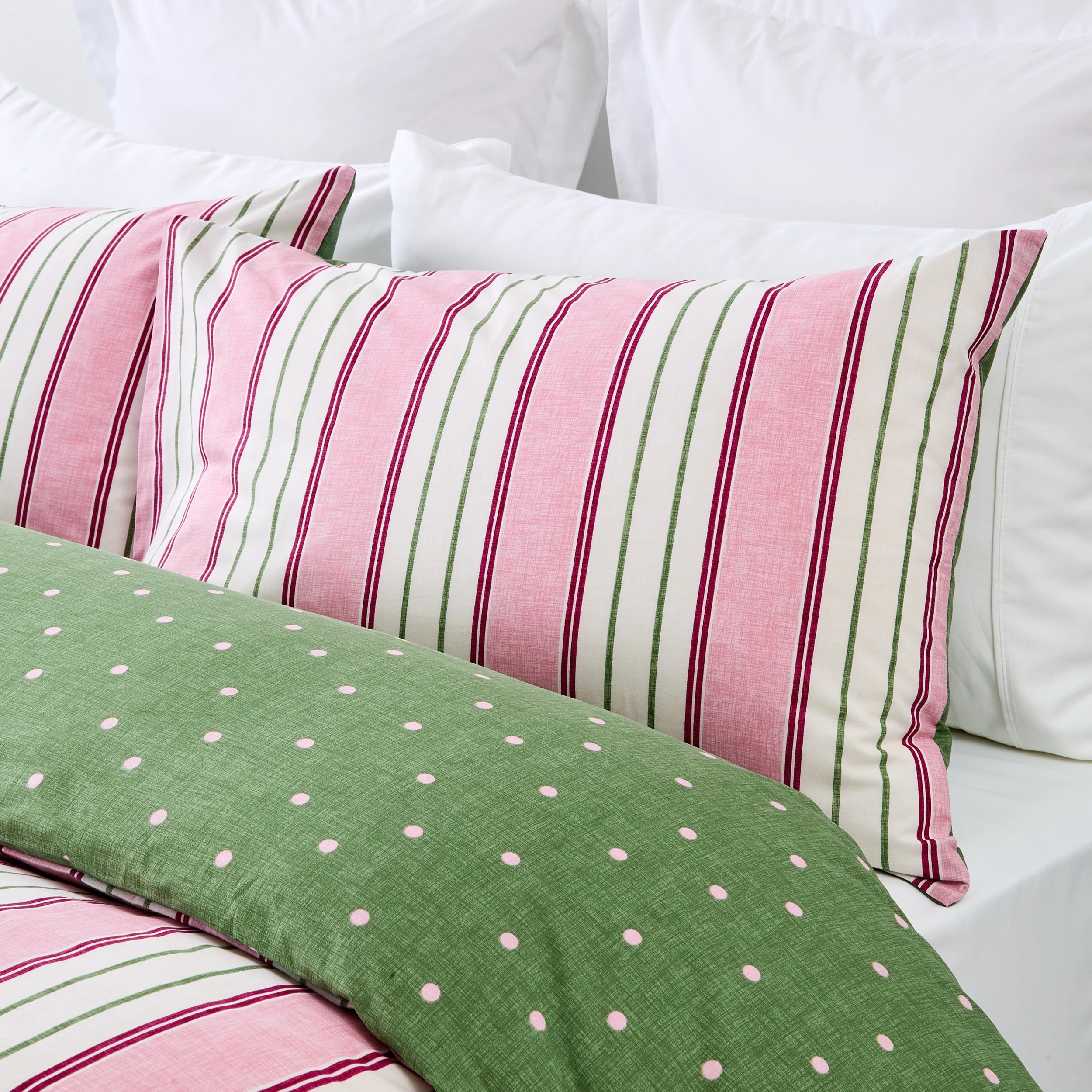 3 Josie Cotton Rich Reversible Quilt Cover Set - Queen Bed, 3 of 7