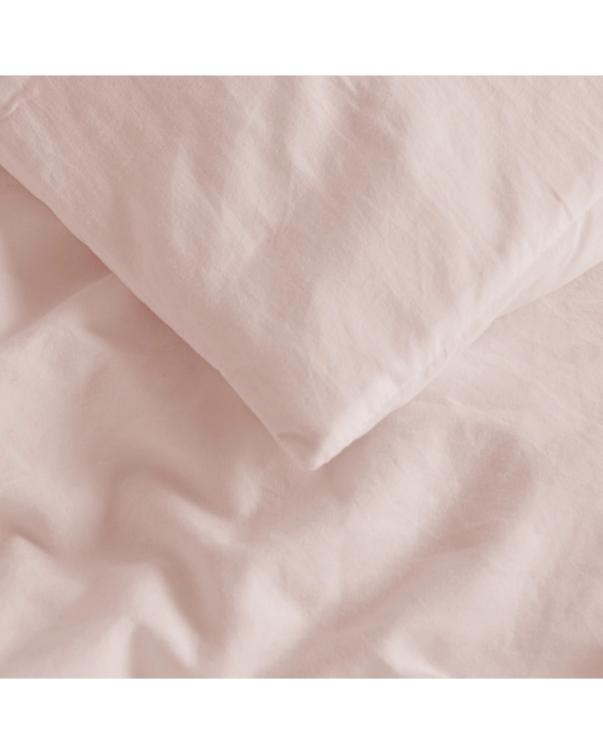 6 Dreamaker Superfine Washed Microfibre Quilt Cover Set - King Bed - Blush Pink, 6 of 7