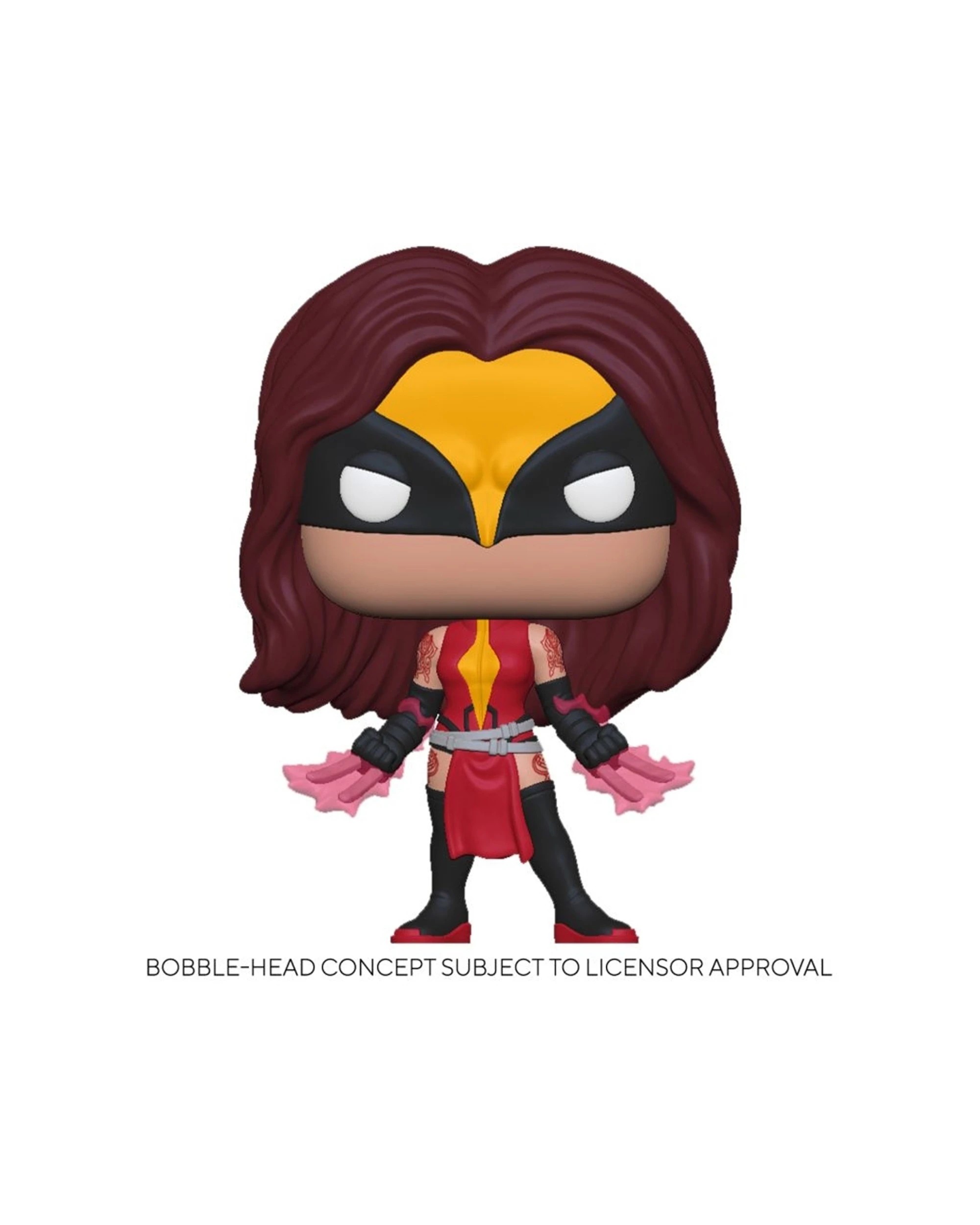 1 Pop Vinyl Figurine Infinity Warps - Weapon Hex RS Action Figure 10cm Collectible - Red, 1 of 3