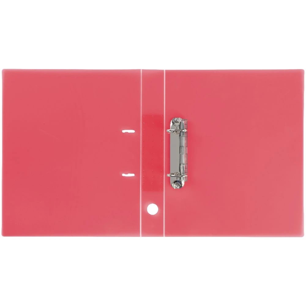 3 King Jim A4 2 D-Ring Simplease Binder 30mm Red, 3 of 4