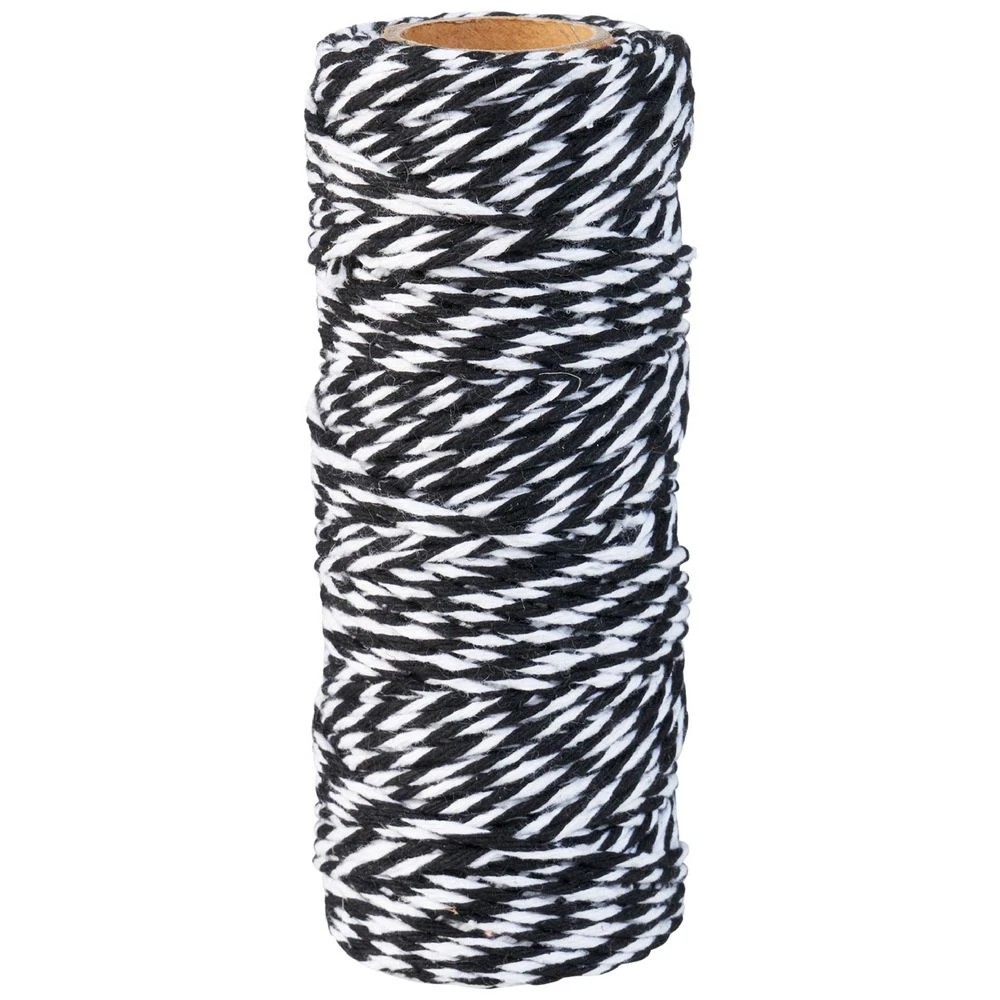 2 Born Twine 50m Black and White, 2 of 3