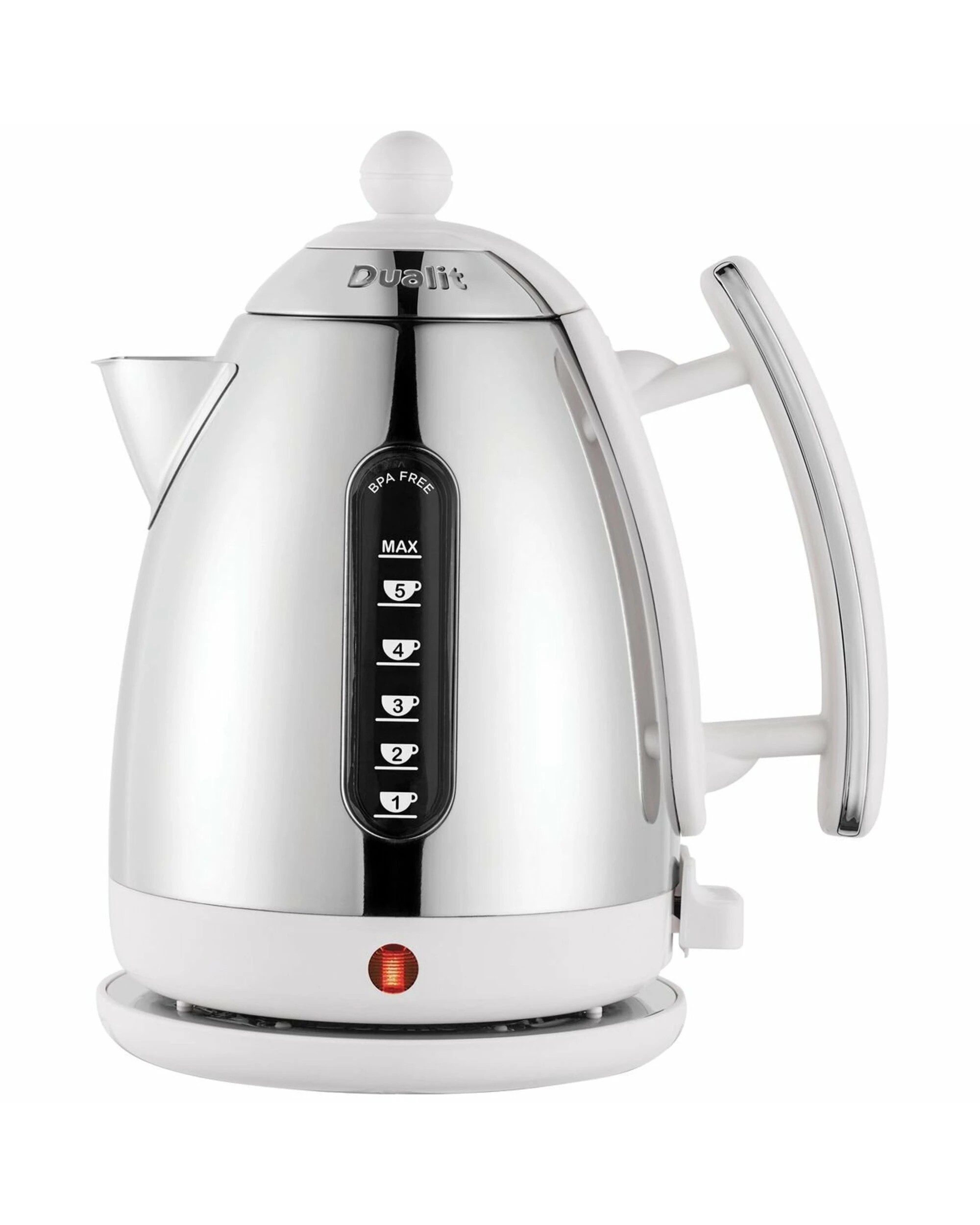 1 Dualit Jug Kettle Gloss White/Polished, 1 of 5