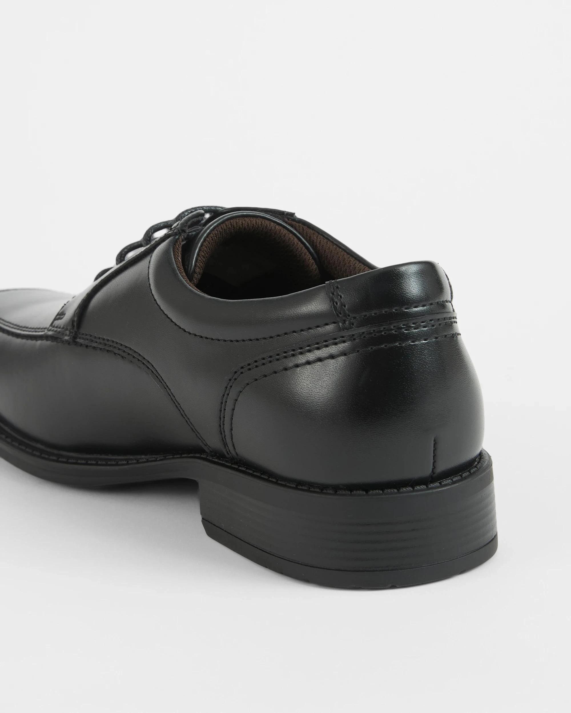 3 Target Man Square Toe Dress Lace-Up Shoe BLACK, 3 of 3