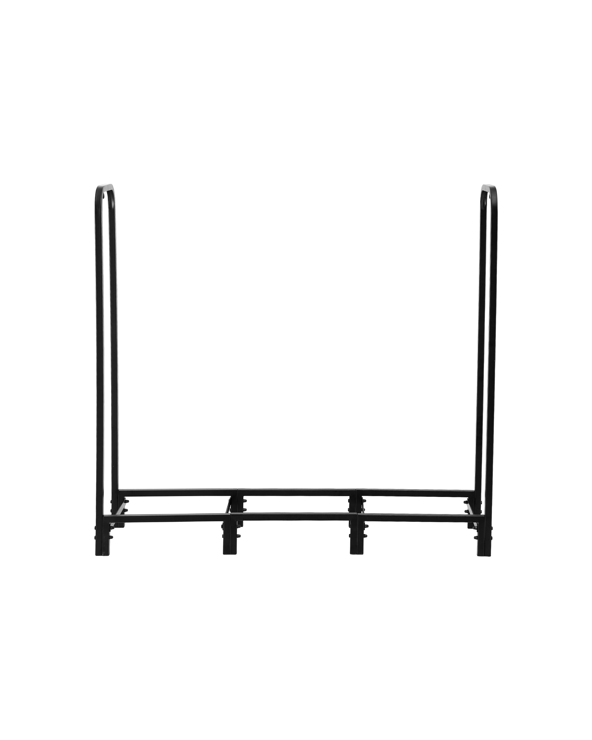 3 Gardeon Firewood Rack 120cm Wood Rack 3 Sizes Firewood Storage with Tools - Black, 3 of 8